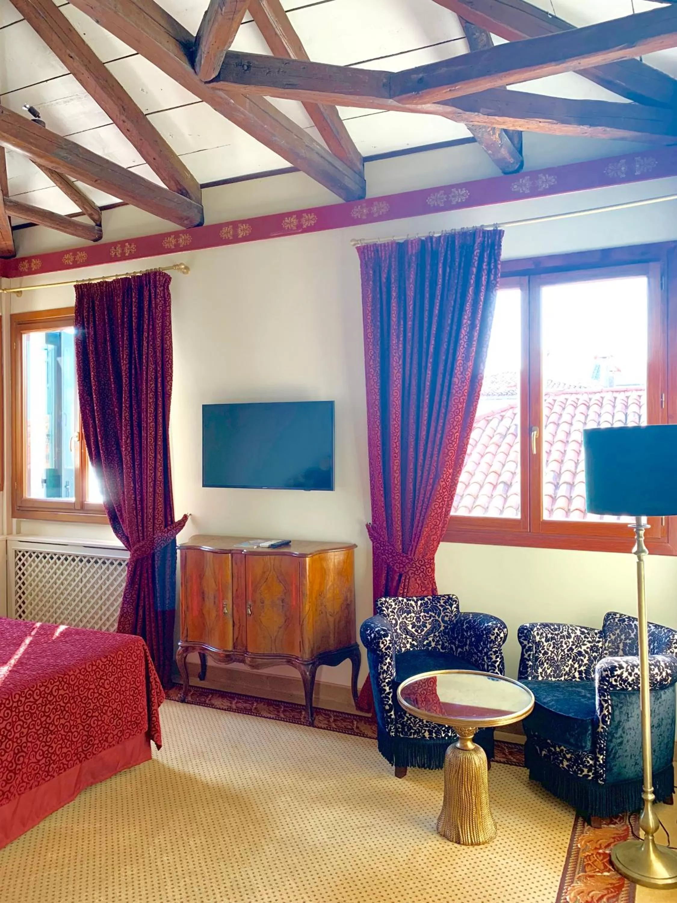 Double or Twin Room with Partial Canal View - Top Floor in Hotel La Calcina