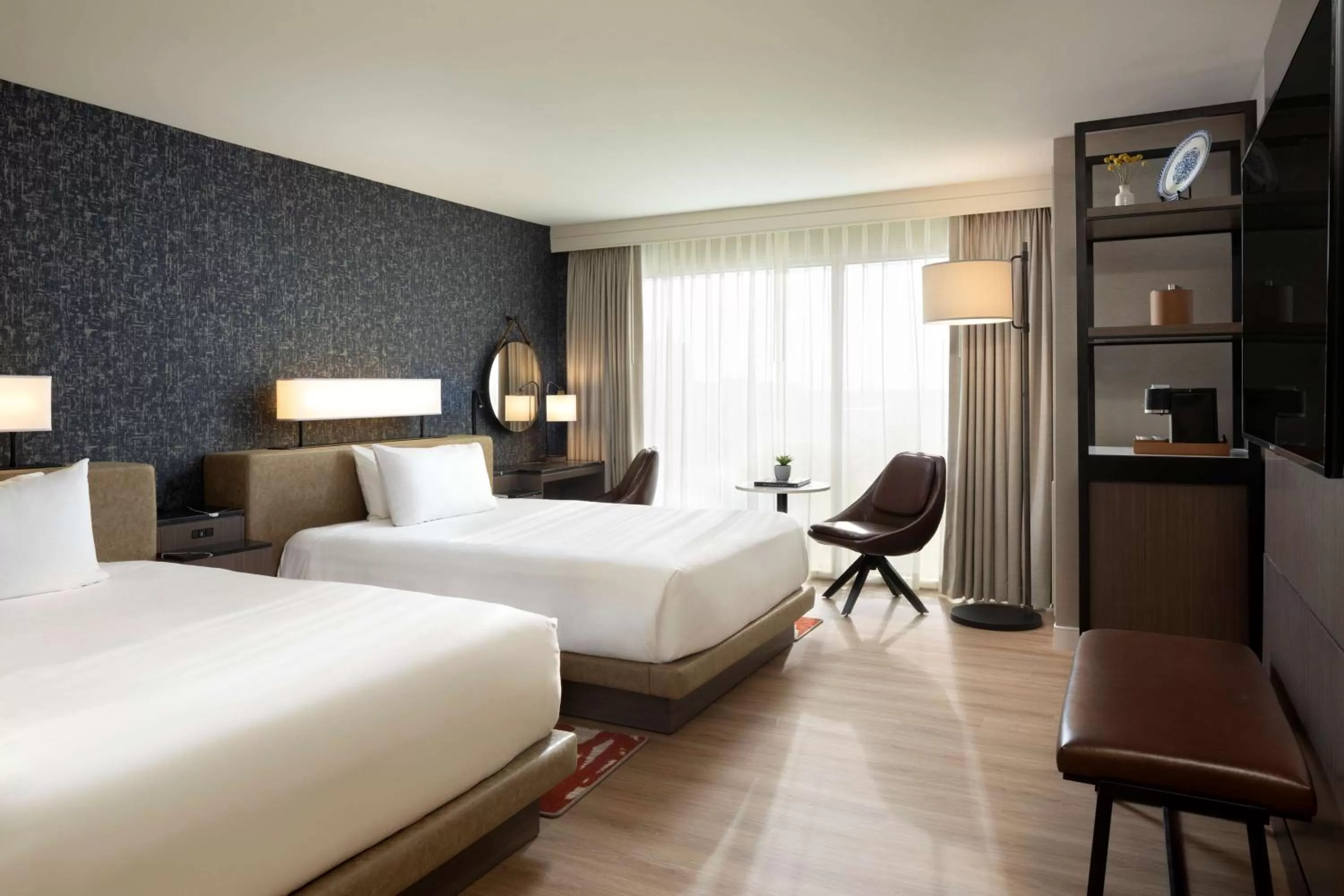 Queen Room with Two Queen Beds and View in Hyatt Regency San Antonio Riverwalk