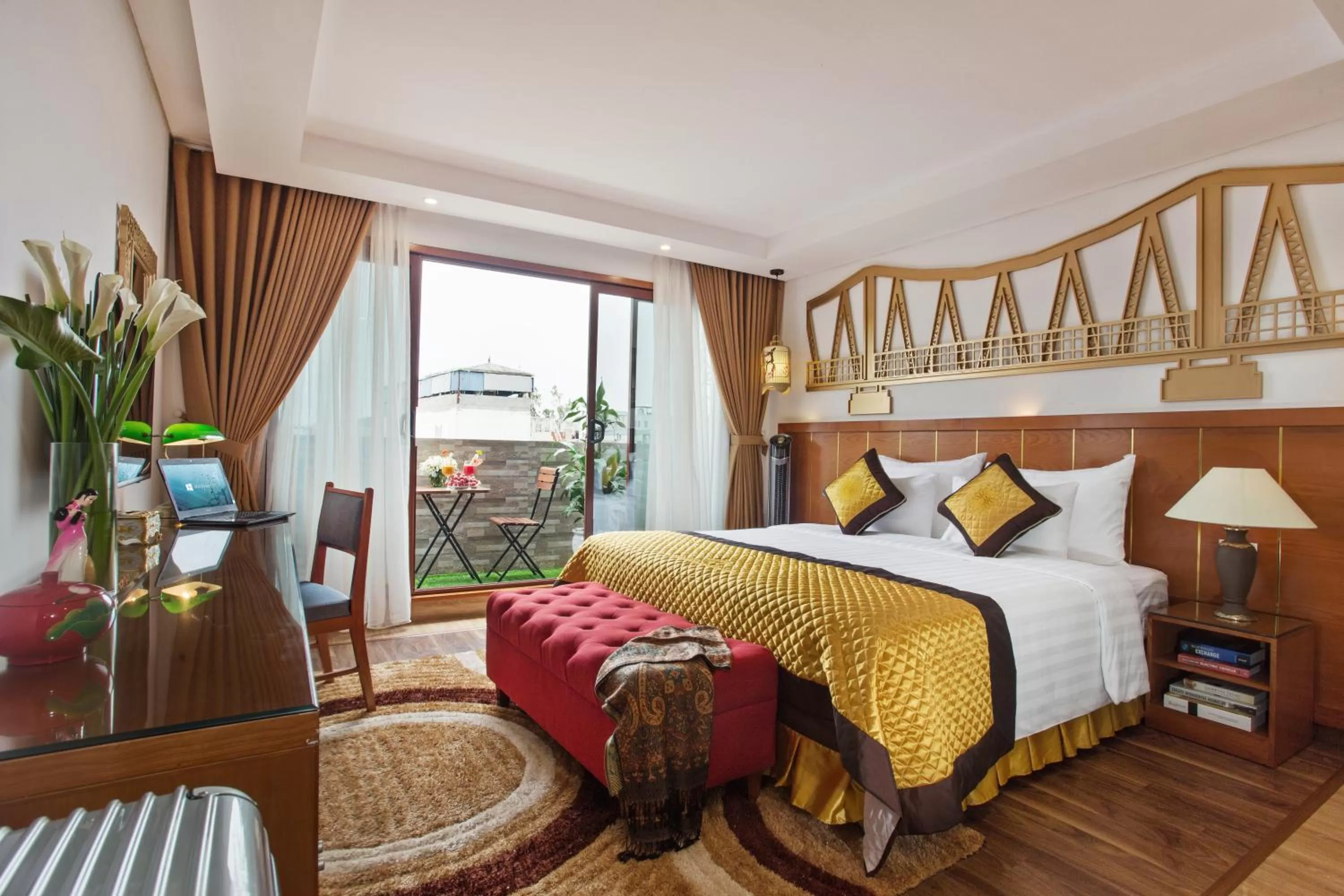 Premium Balcony Double or Twin in Hanoi Golden Holiday Hotel