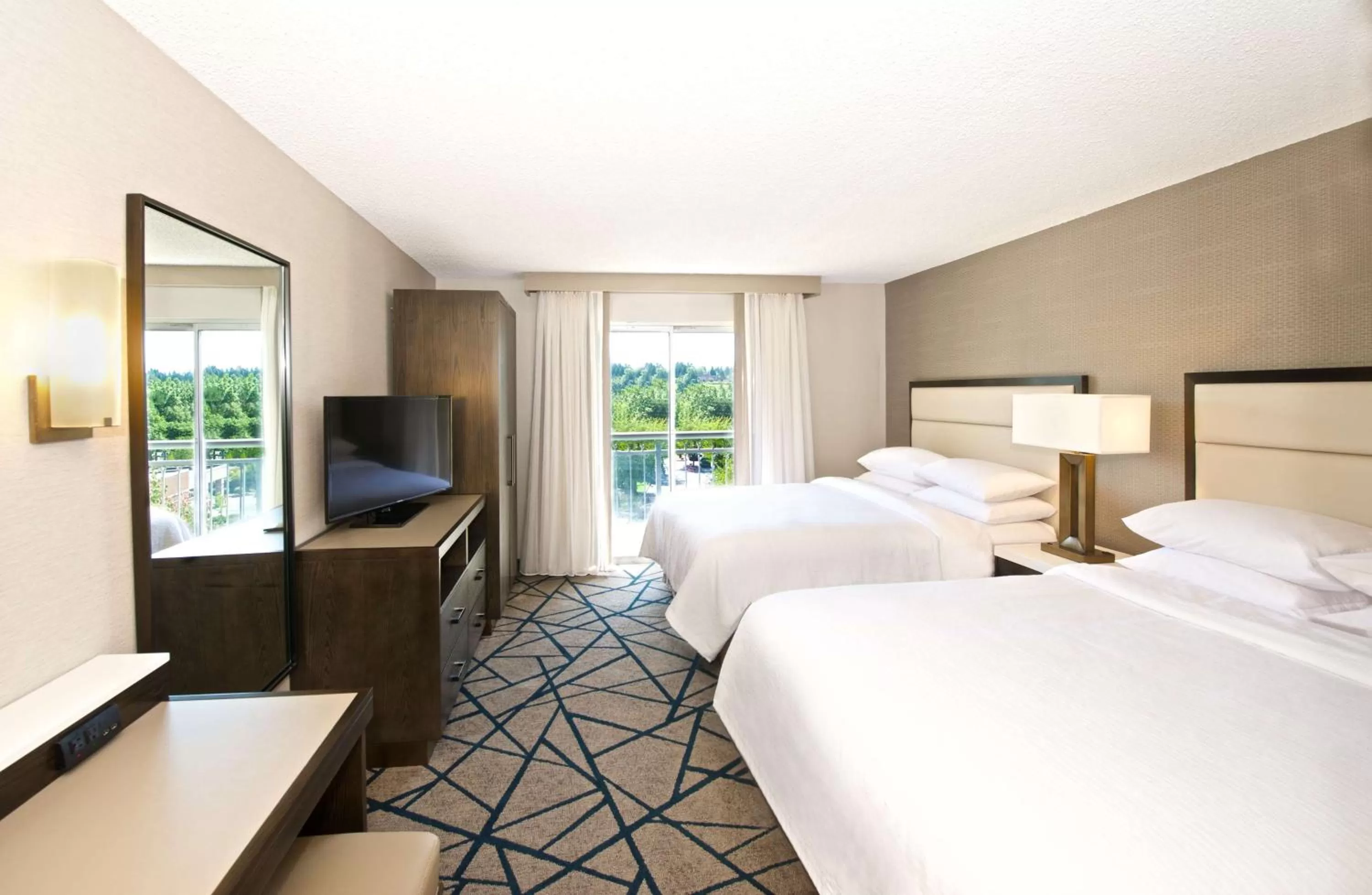 Premium Queen Suite with Two Queen Beds - Non-Smoking in Embassy Suites by Hilton Seattle Bellevue