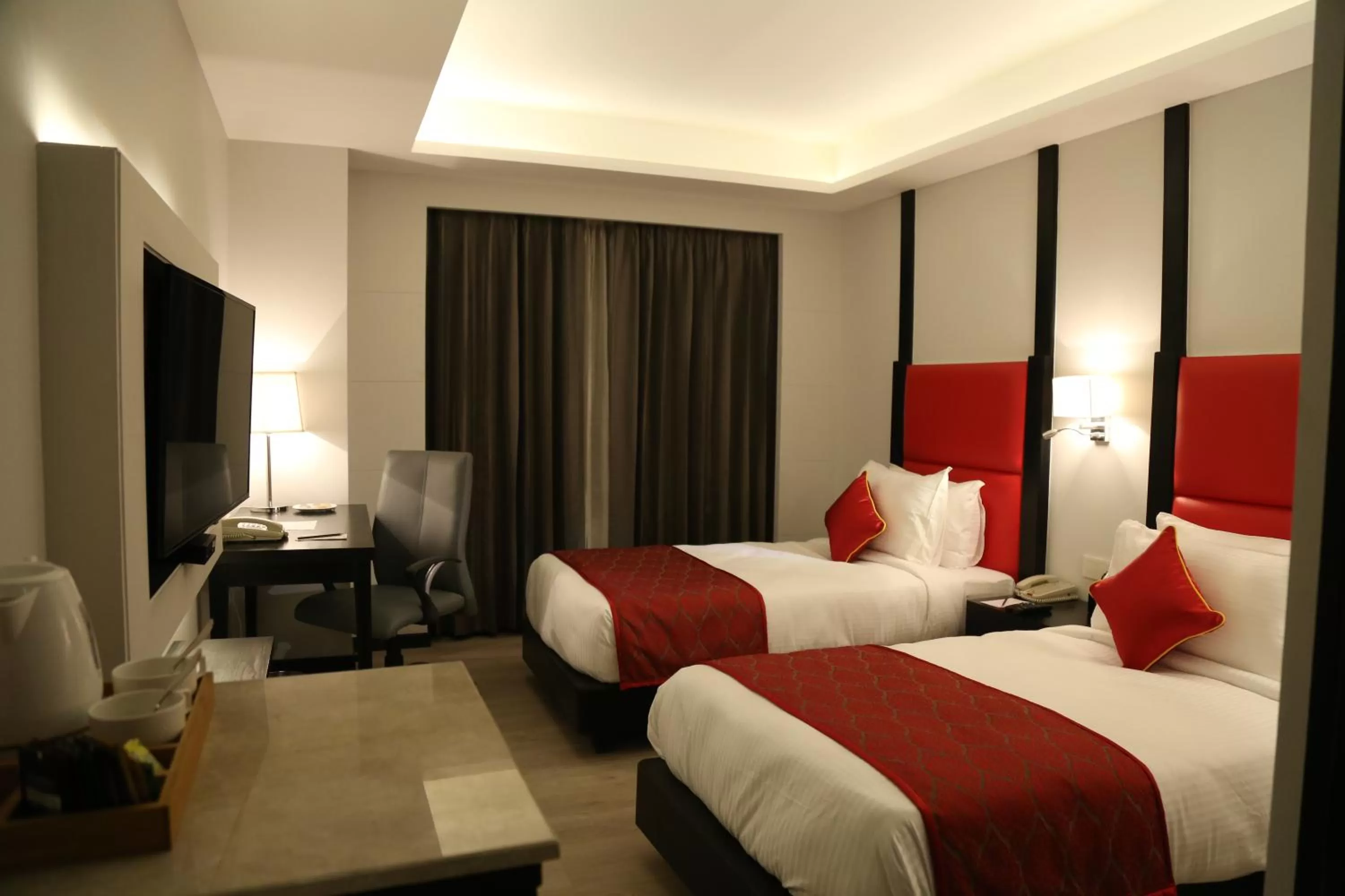 Twin Non-Smoking Room - single occupancy - Book & Unlock Exclusive Deals in Ramada Encore Jalandhar