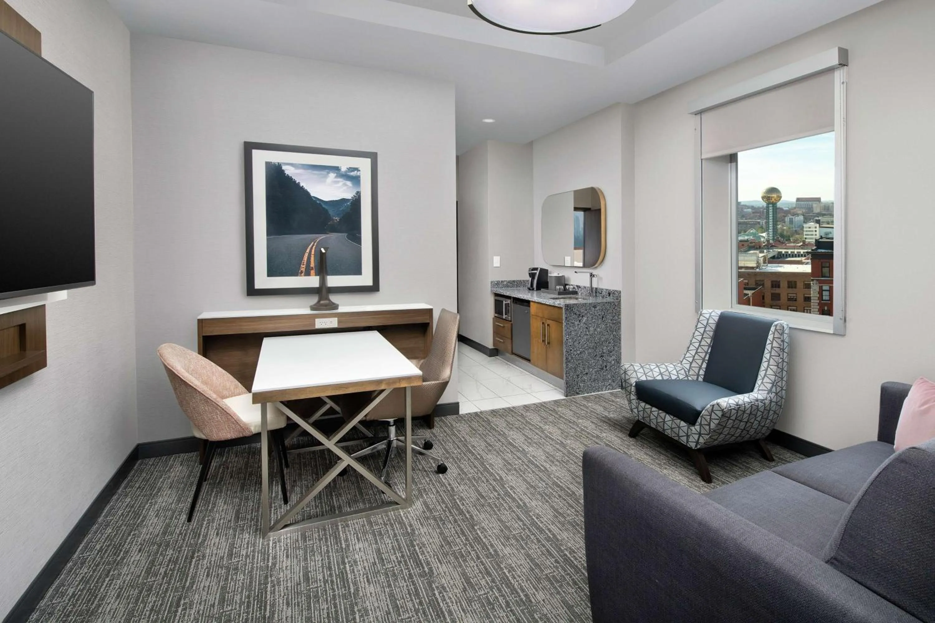 Two-Room King Suite in Embassy Suites By Hilton Knoxville Downtown