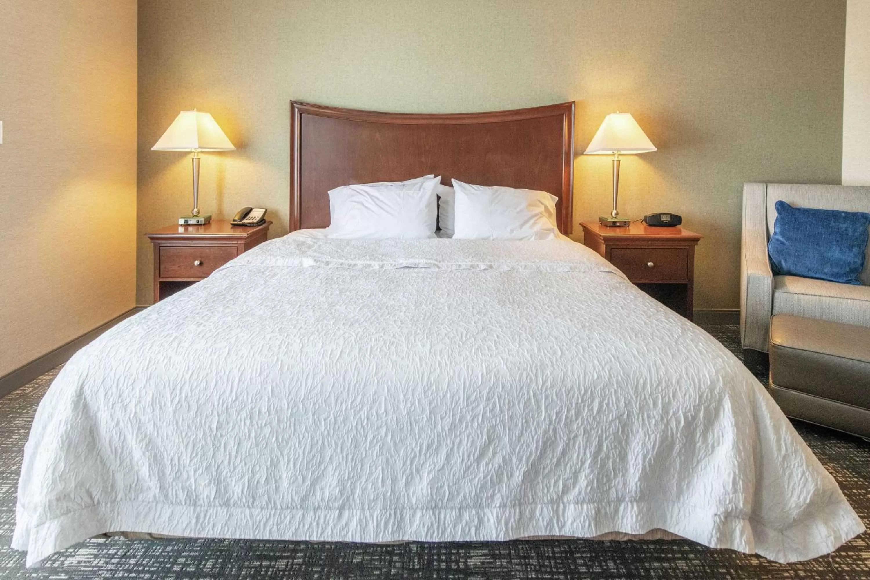 King Suite with Sofa Bed - Disability Access/Non-Smoking Bathtub in Hampton Inn Presque Isle