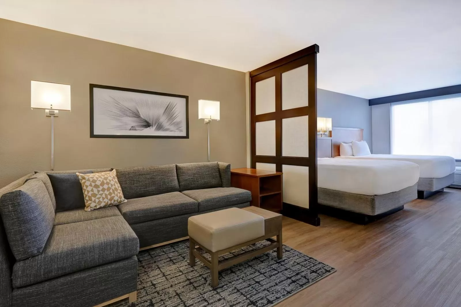 Queen Room with Two Queen Beds and Roll-In Shower - Disability Access in Hyatt Place San Antonio North Stone Oak