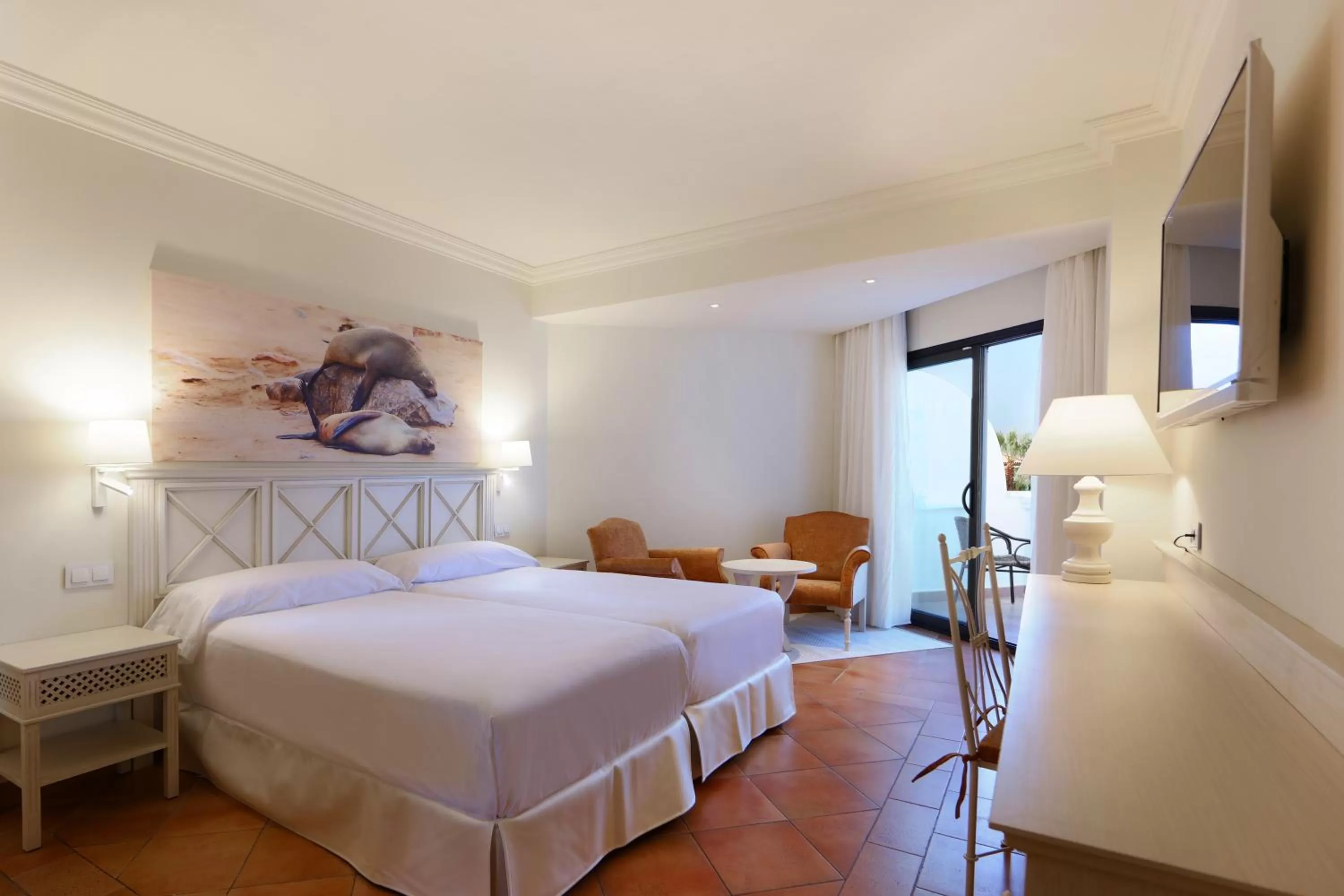 Twin Room with Side Sea View in Iberostar Selection Andalucia Playa