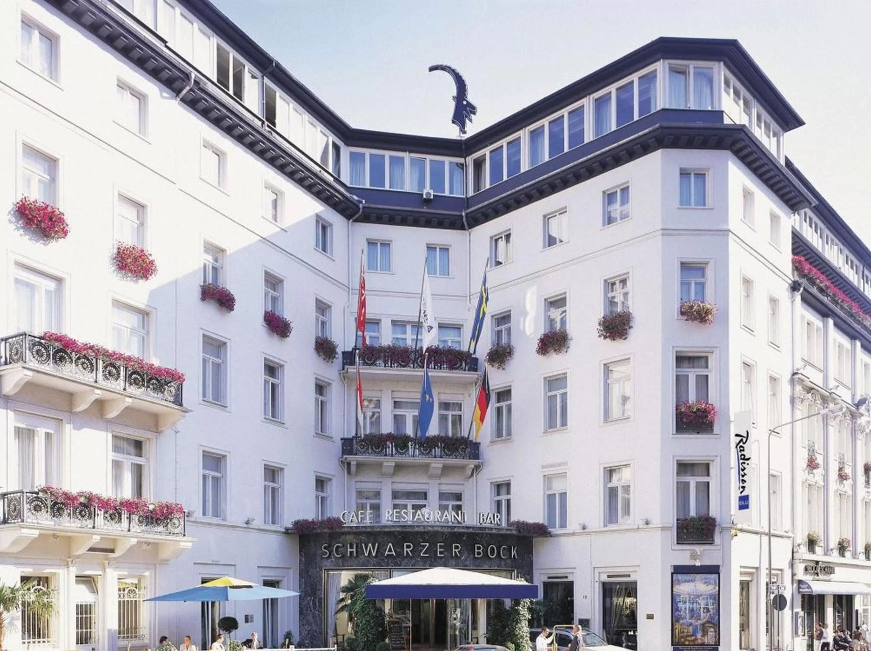 Facade/entrance in Radisson Blu Hotel Schwarzer Bock Wiesbaden