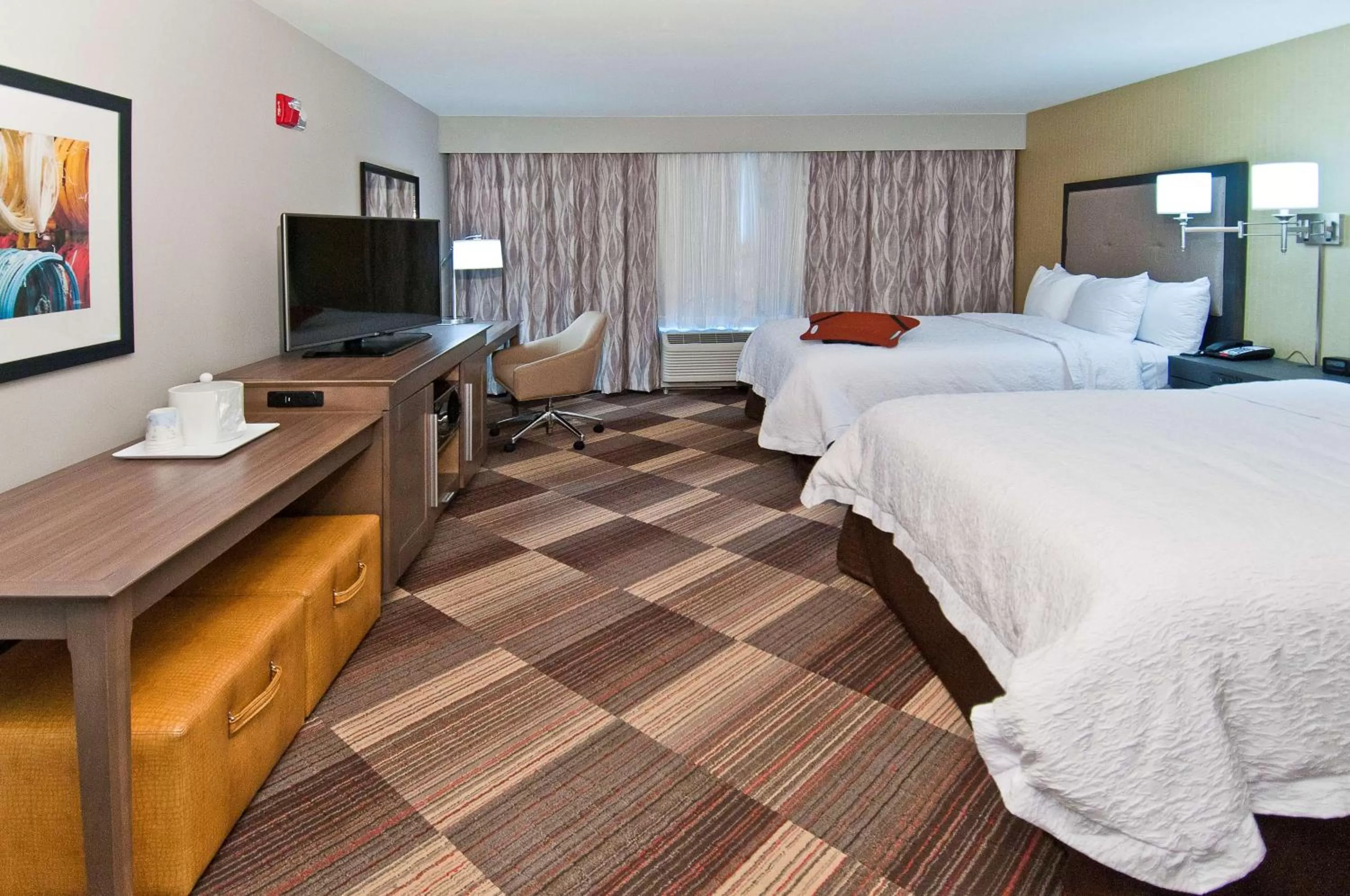 Queen Room with Two Queen Beds - single occupancy - Mobility and Hearing Access/Non-Smoking in Hampton Inn and Suites Pauls Valley