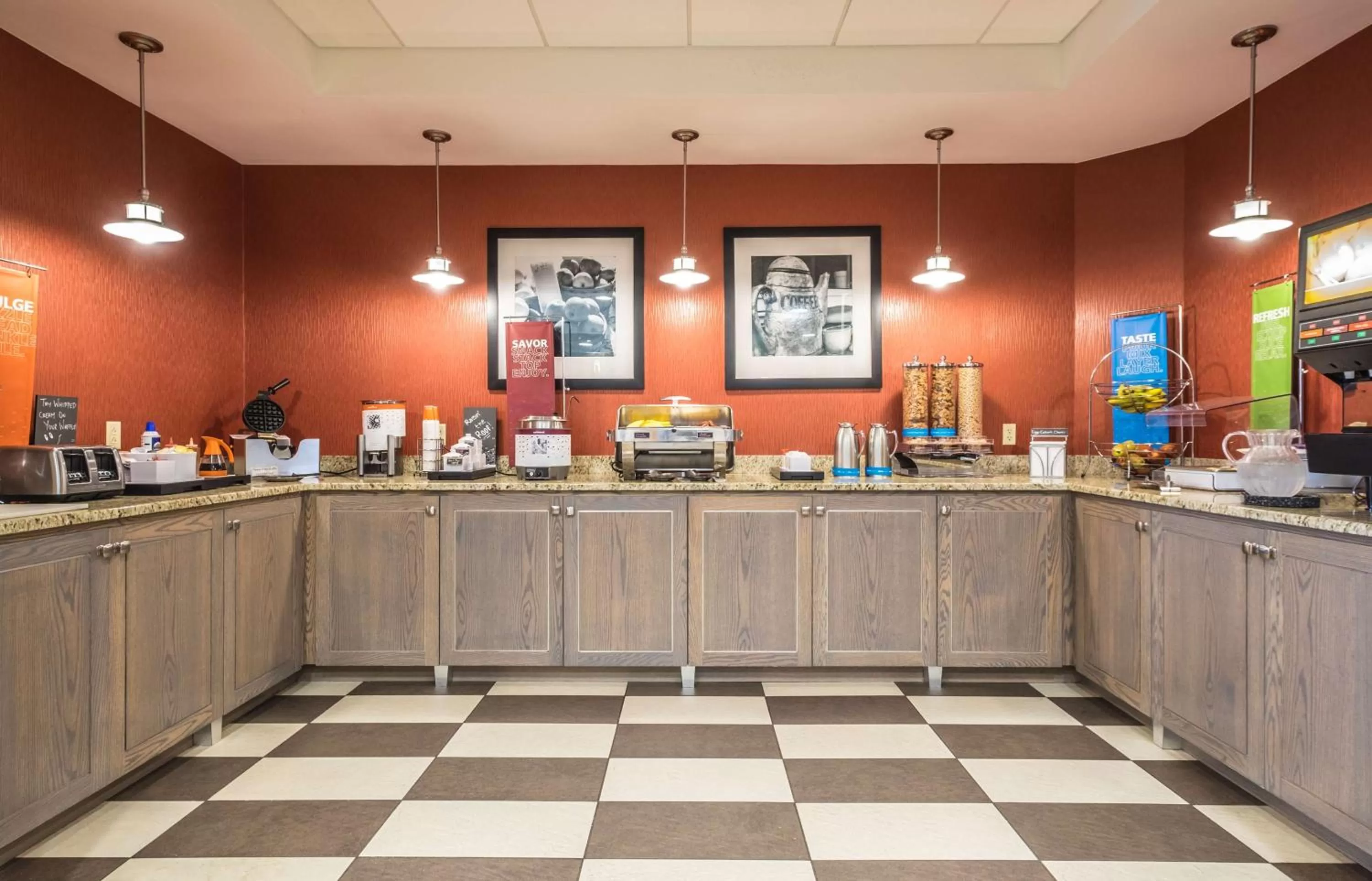 Breakfast in Hampton Inn Freeport/Brunswick