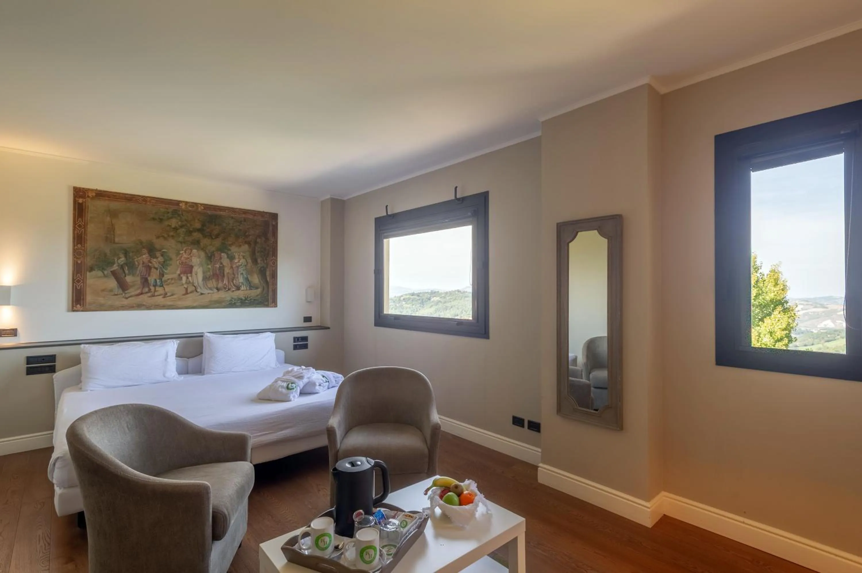 Junior Suite (2 Adults) with Spa Access and Hill View in Hotel Mamiani & Relaxing Spa Urbino