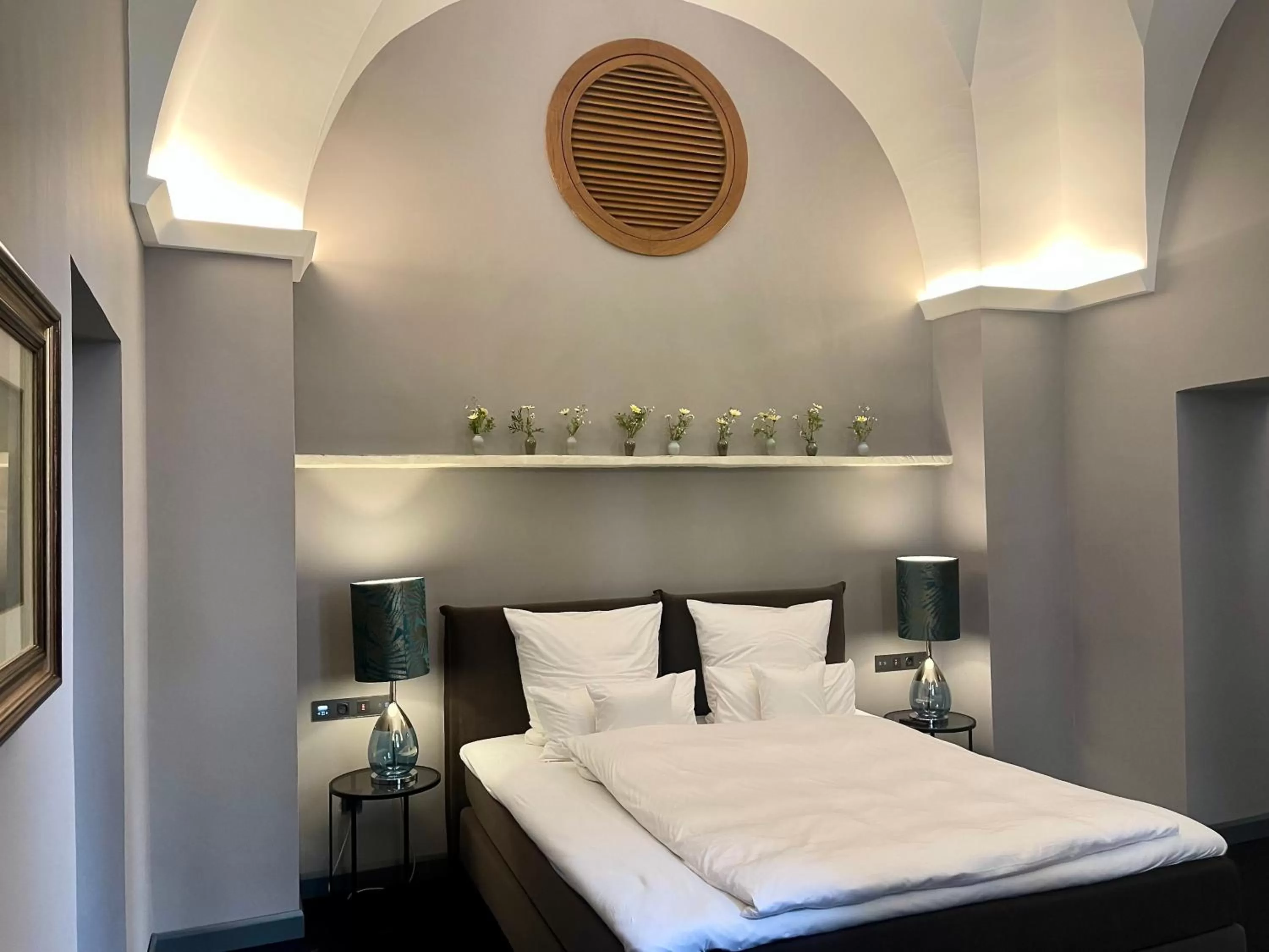 Bed in Sa Suites