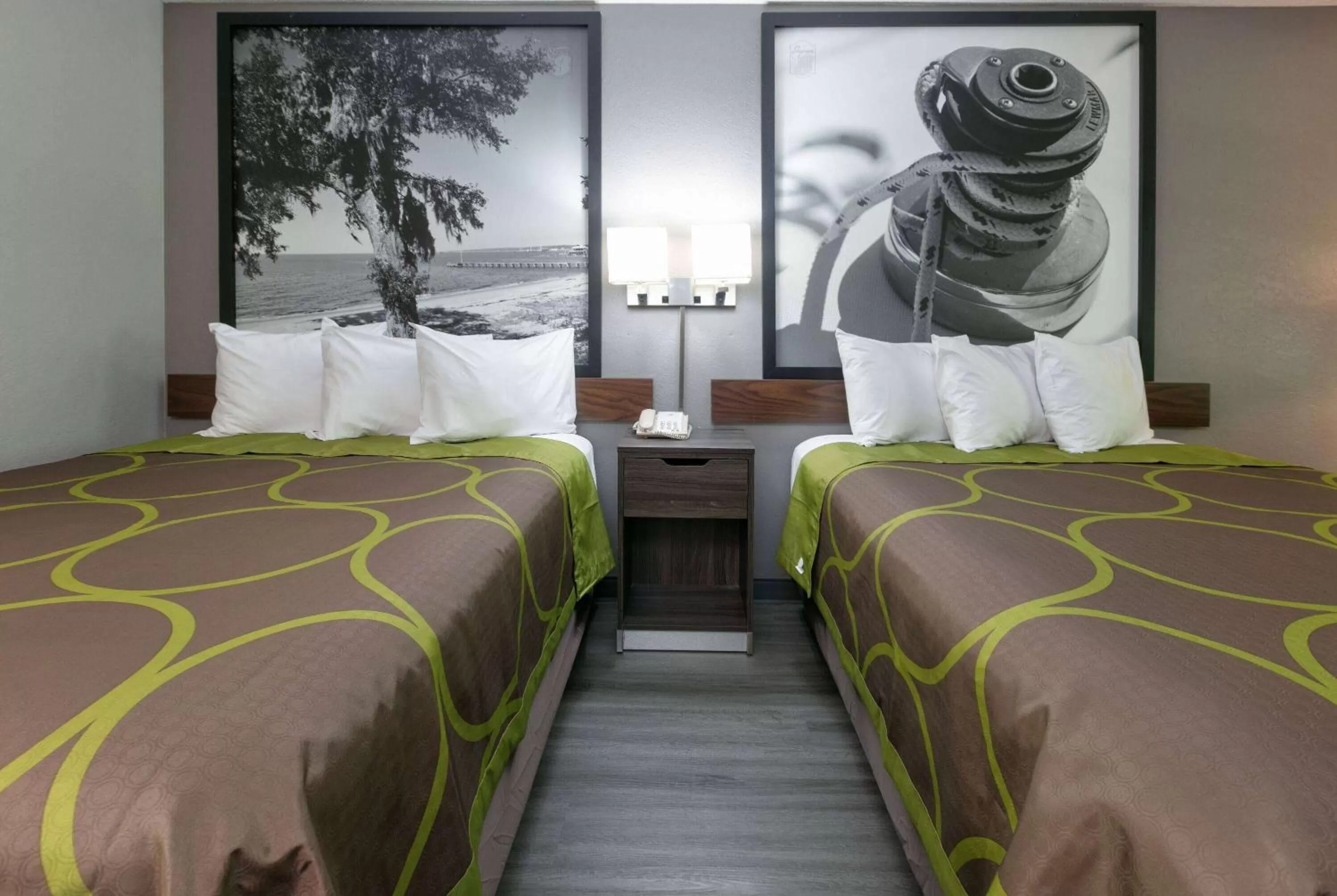 Queen Room with Two Queen Beds - Non-Smoking in Super 8 by Wyndham Diberville Biloxi Area