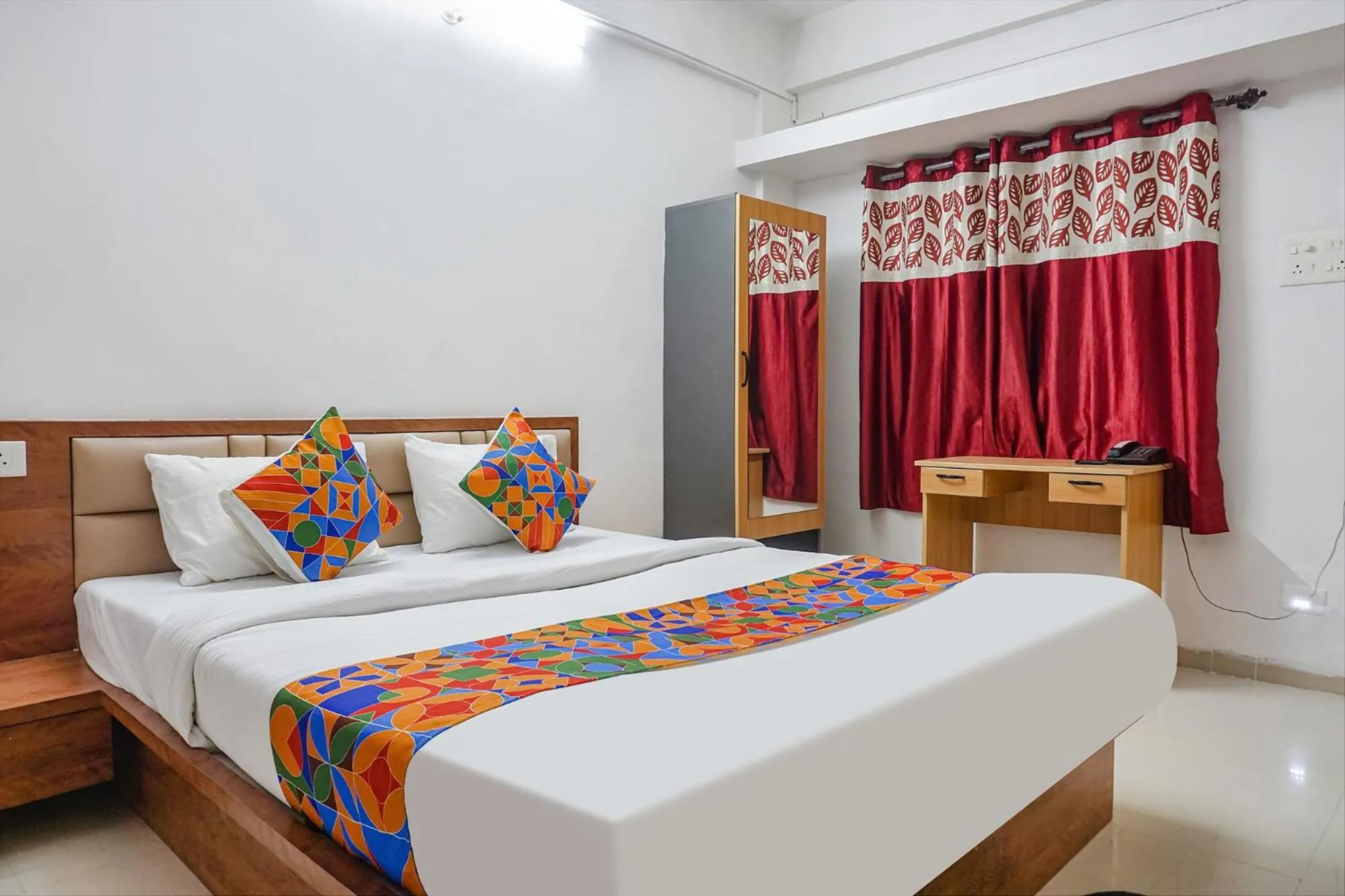 Deluxe Room - single occupancy in FabHotel Lake View - Chinmaya Vitthal Mandir