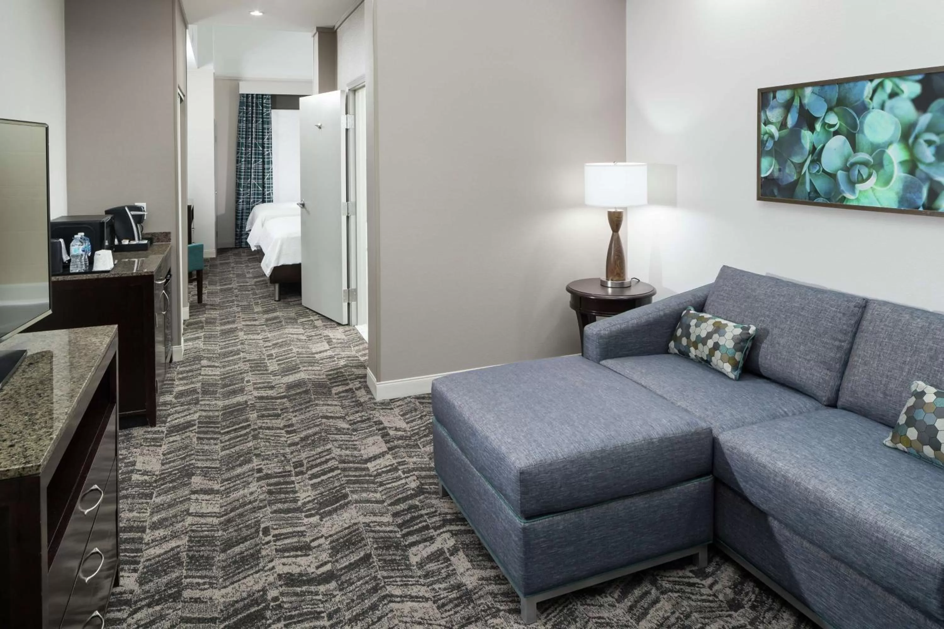 Queen Suite with Two Queen Beds - Hearing Accessible in Hilton Garden Inn Dothan