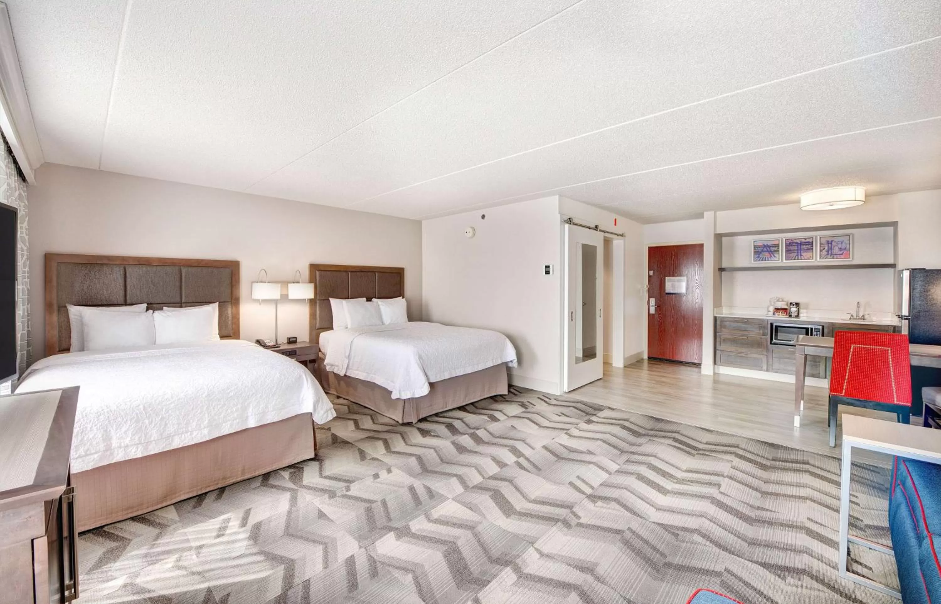 Studio Suite with Two Queen Beds - Non-Smoking in Hampton Inn & Suites Atlanta-Galleria