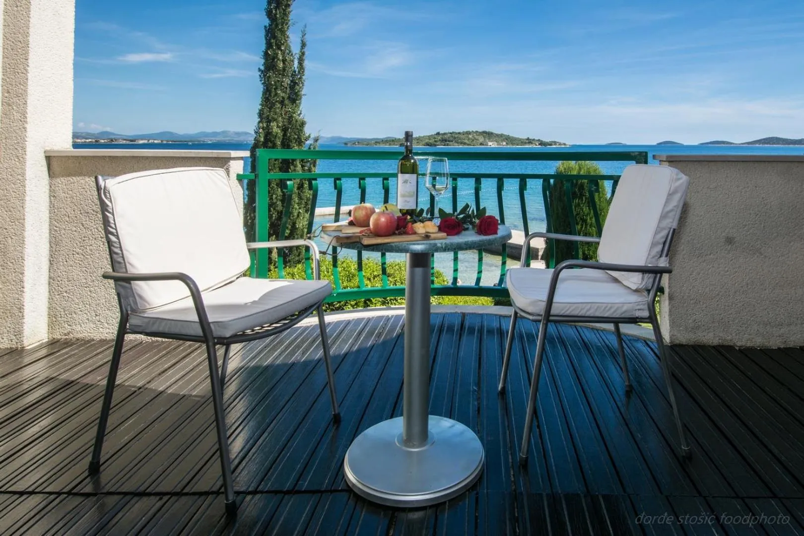 Superior Twin Room with Extra bed, Balcony and Sea View in Hotel Villa Radin