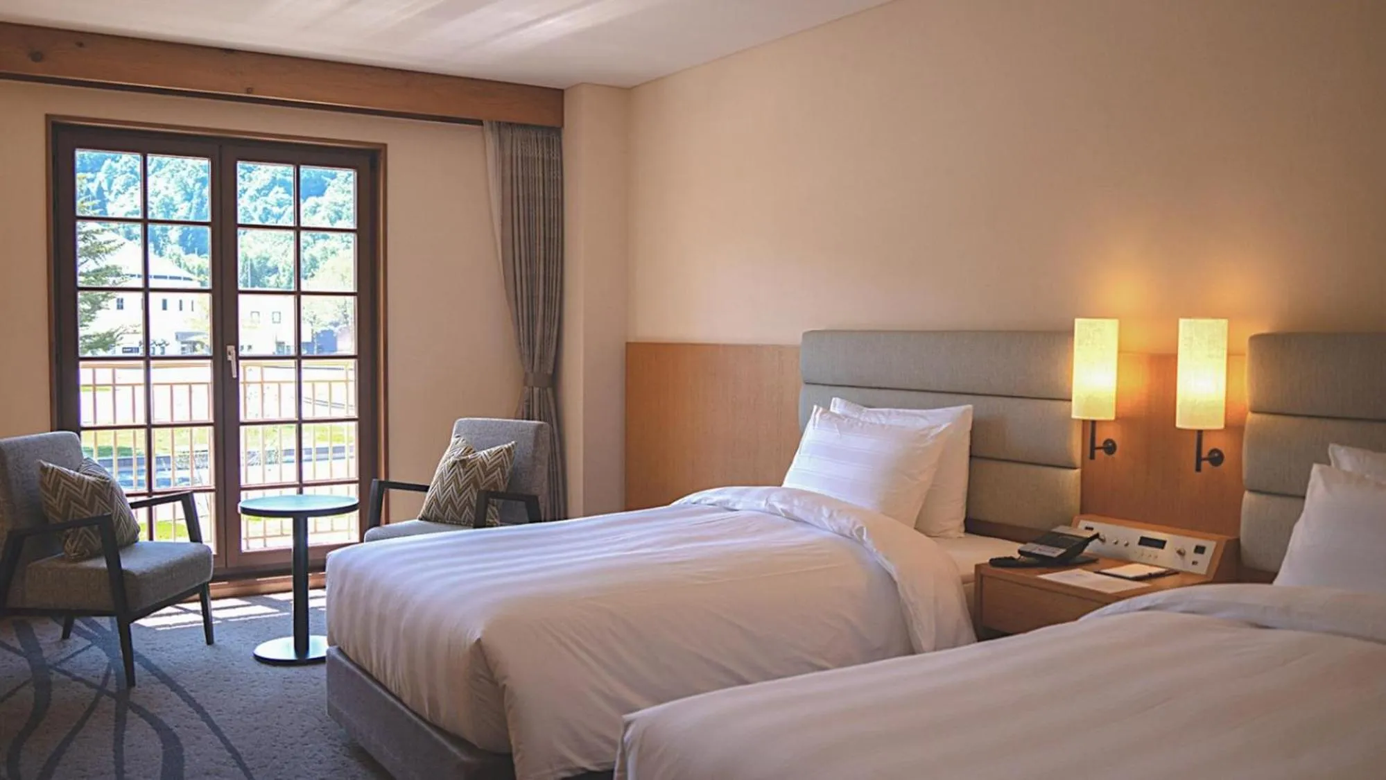 Superior Twin Room with Mountain View (2 beds) - single occupancy in Lotte Arai Resort