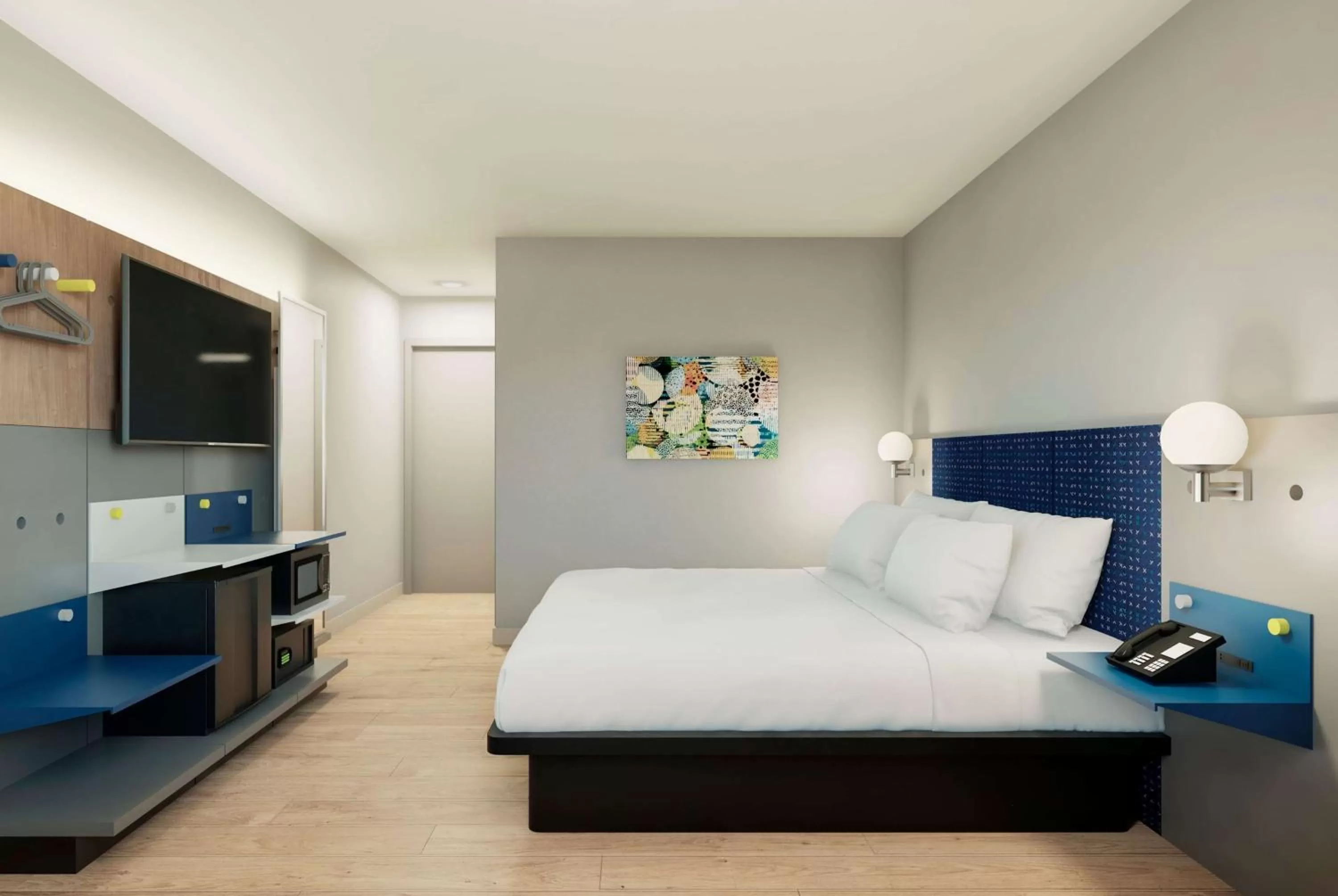 King Room with Roll-In Shower - Mobility Access/Non-Smoking in Microtel Inn & Suites by Wyndham Winchester