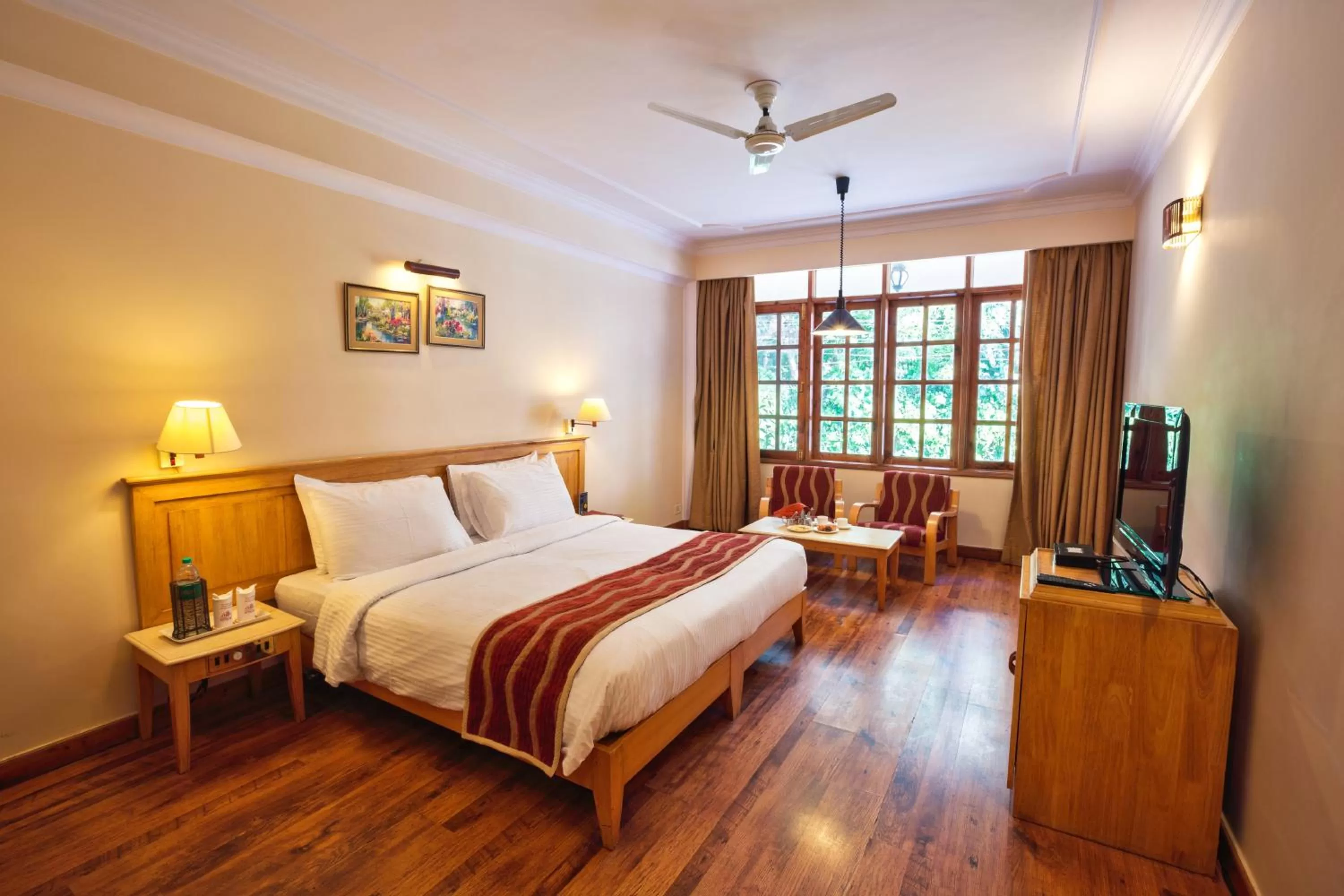 Deluxe Room Mall Road Facing (Bathtub) - single occupancy in Hotel Willow Banks Shimla