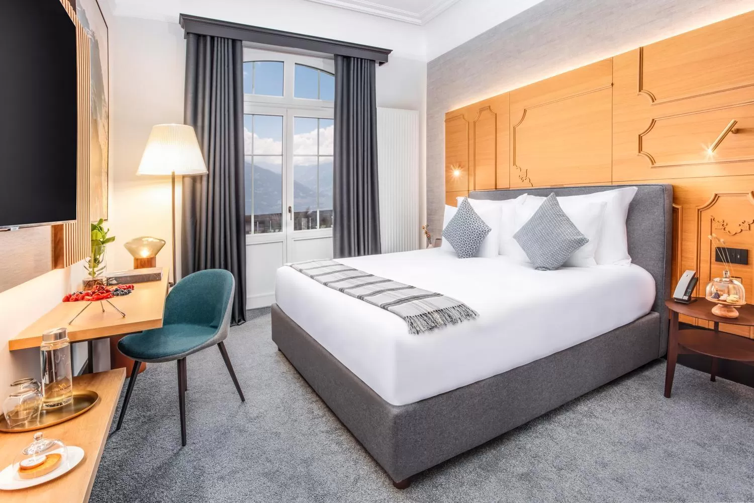 Double Room with Mountain View in Villars Palace