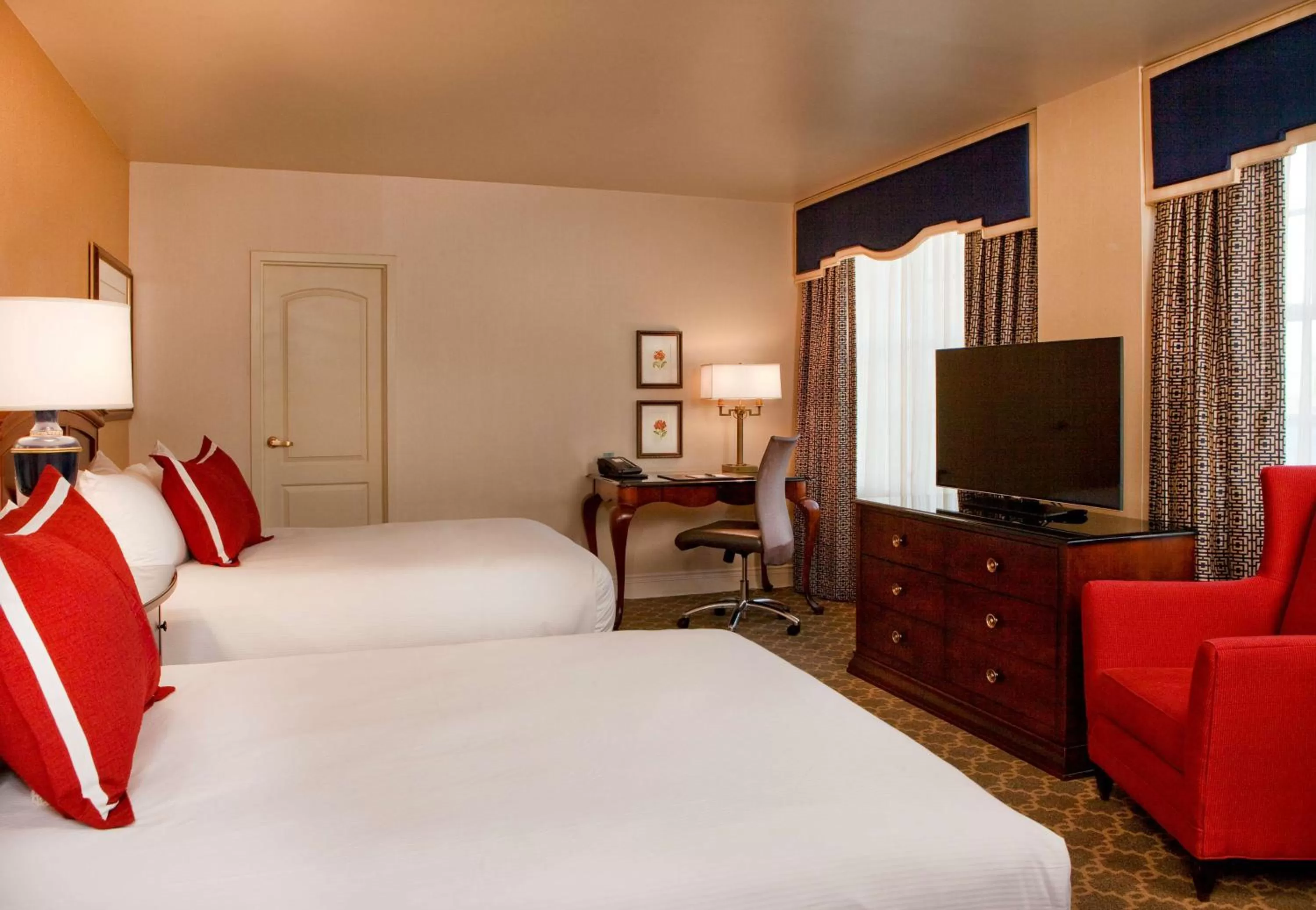 Double Room with Two Double Beds - Allergy Free in Hotel Roanoke & Conference Center, Curio Collection by Hilton