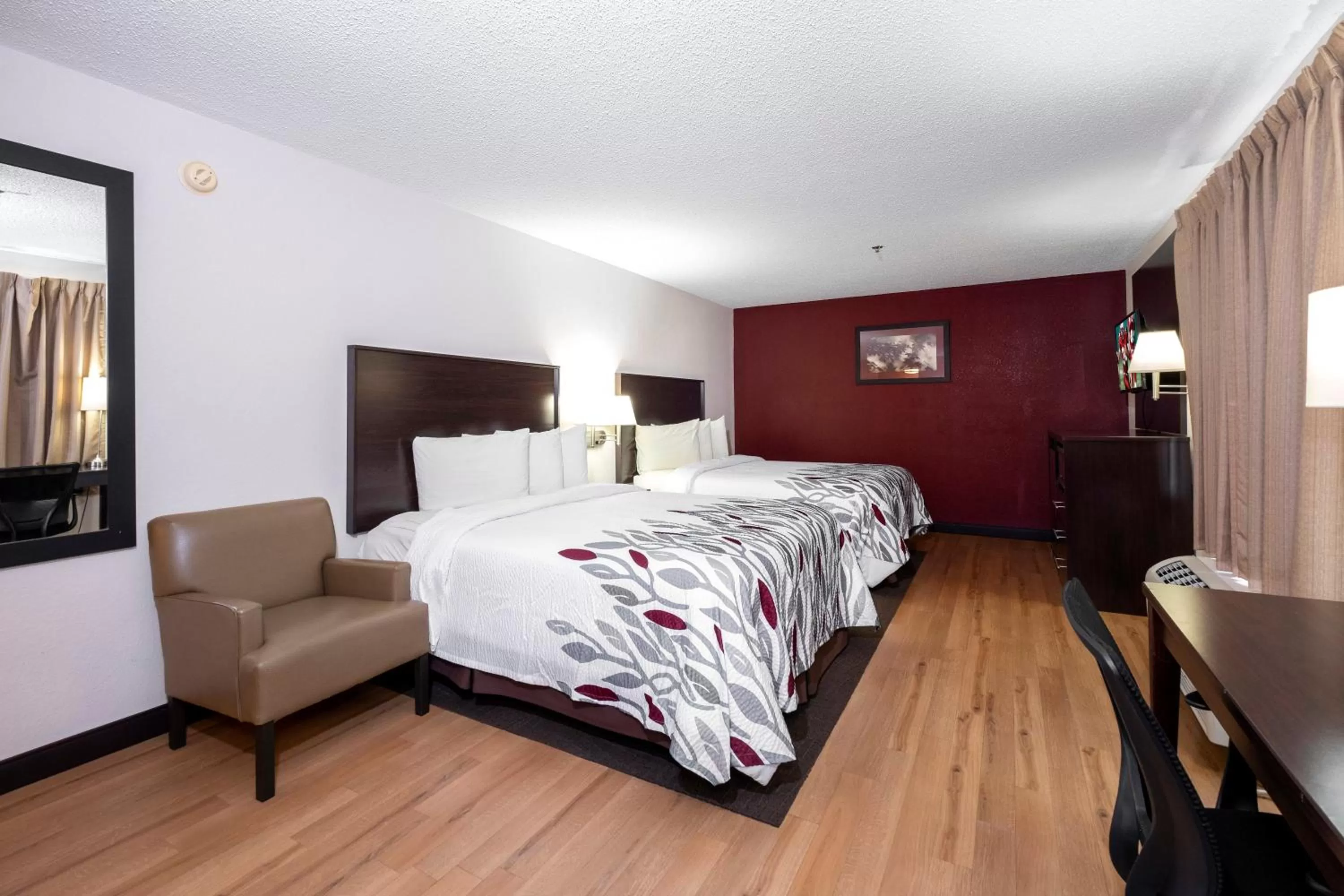 Deluxe Room with Two Queen Beds Disability Access Smoke Free in Red Roof Inn & Suites Dover Downtown