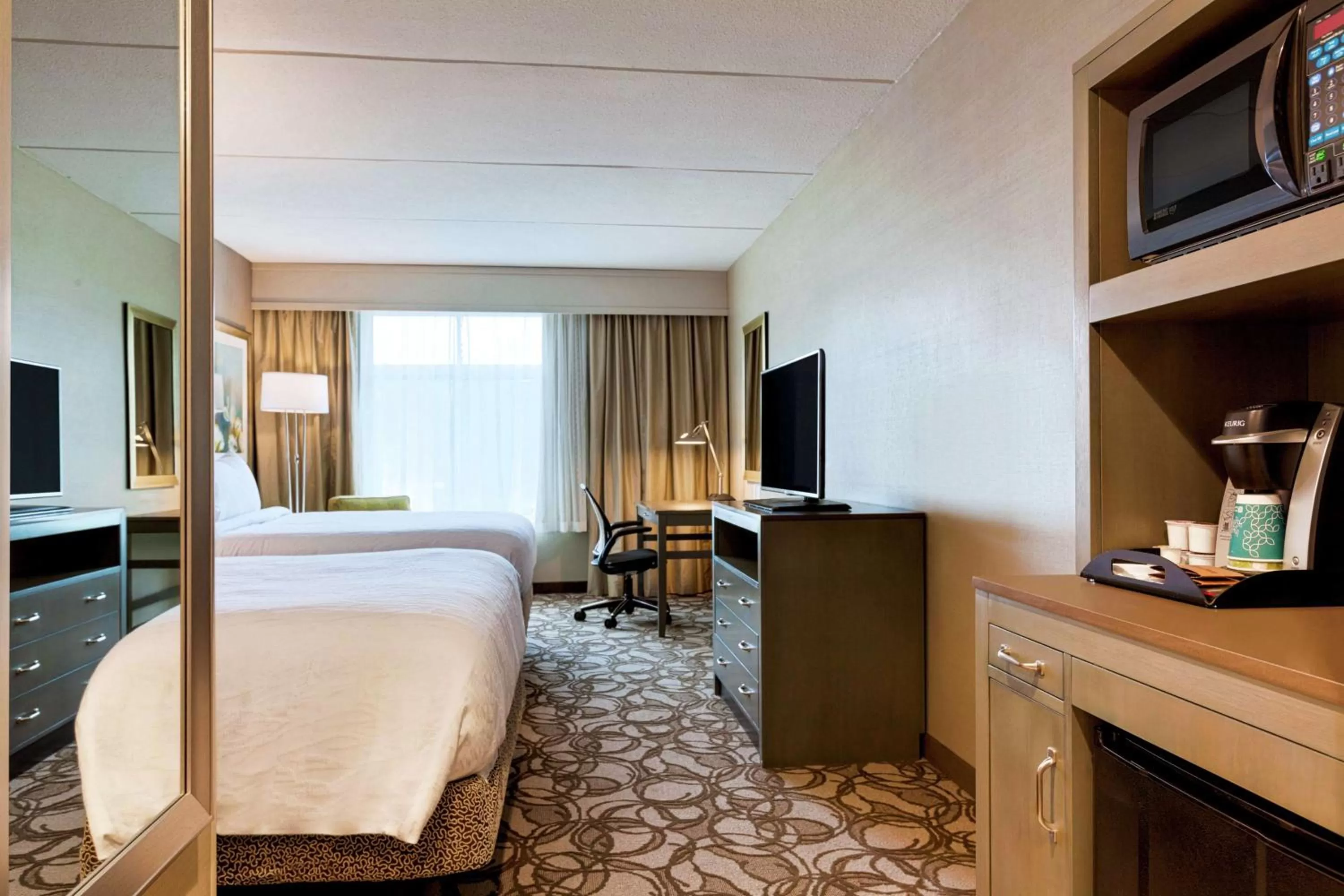 Queen Room with Two Queen Beds - Hearing Access in Hilton Garden Inn Lenox Pittsfield