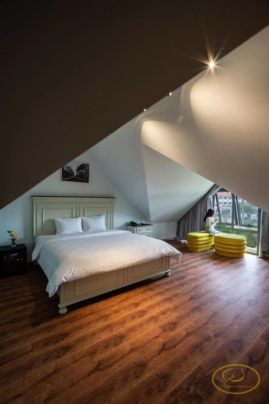 Rooftop Super King with Garden View in Hong Mon Villa