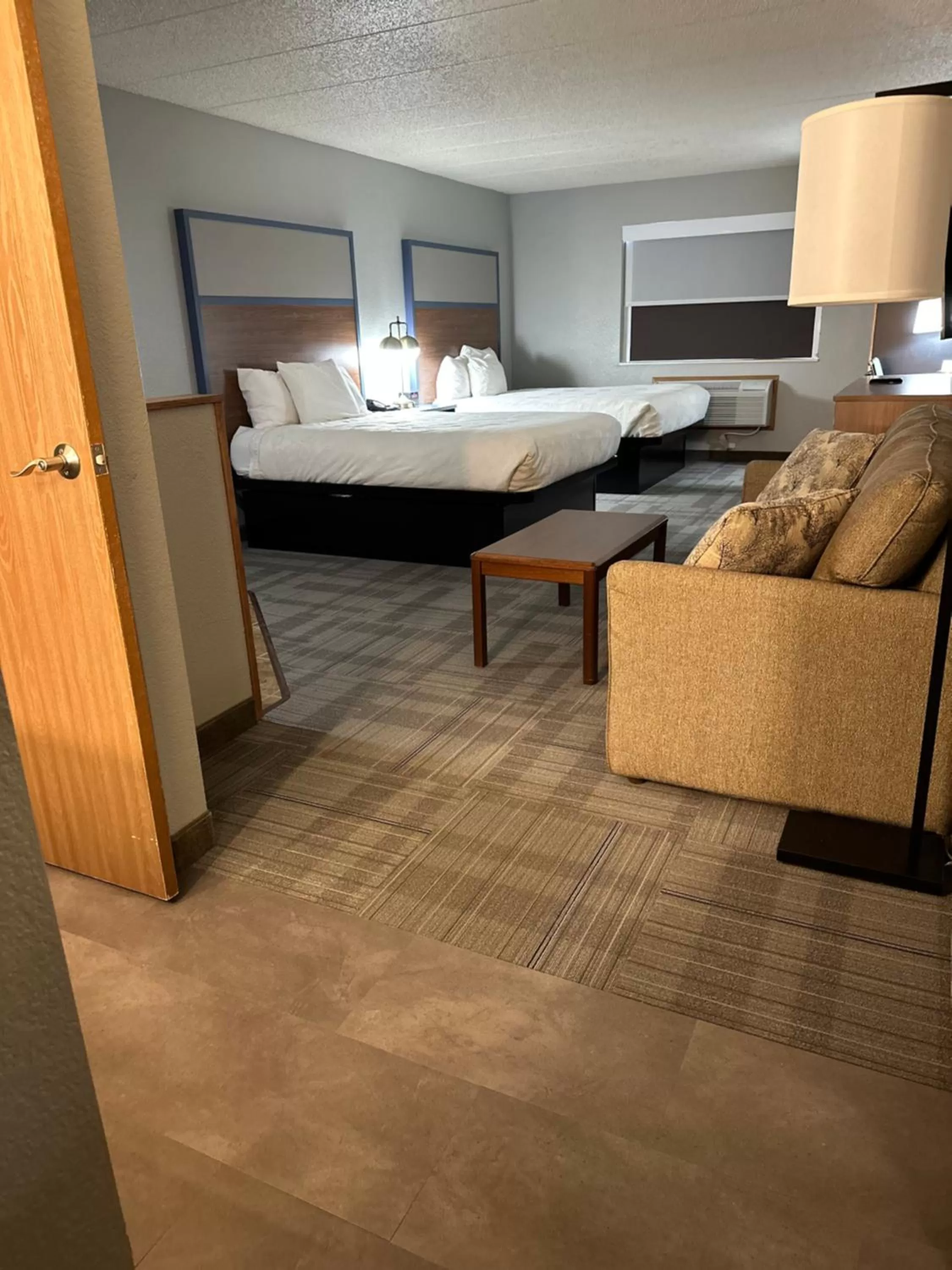 Deluxe Studio Suite with Two Queen Beds - Non-Smoking in AmericInn by Wyndham Monroe