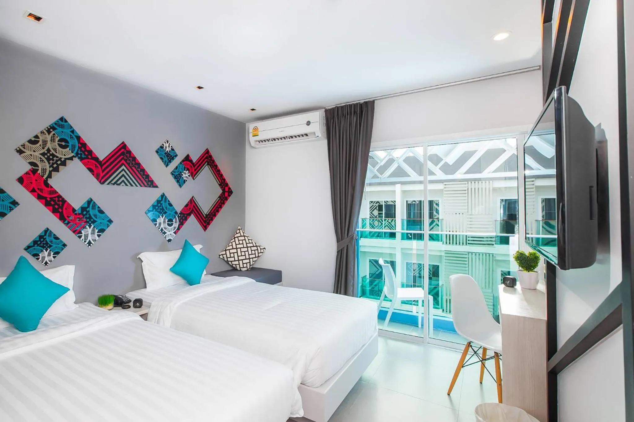 Superior Twin Room in The Crib Patong - SHA Certified