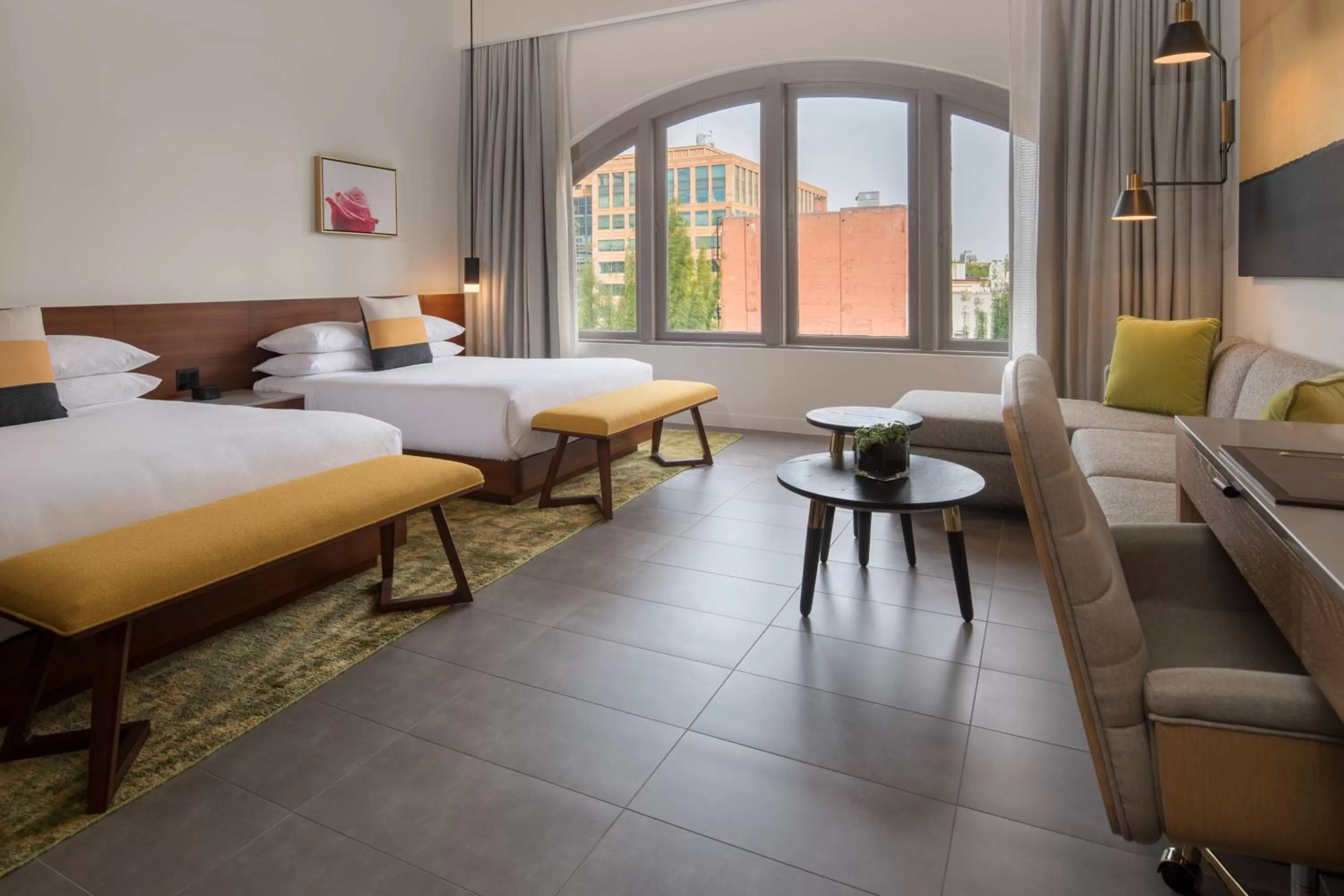 Premium Double Room with Two Double Beds and City View in The Hi-Lo, Autograph Collection