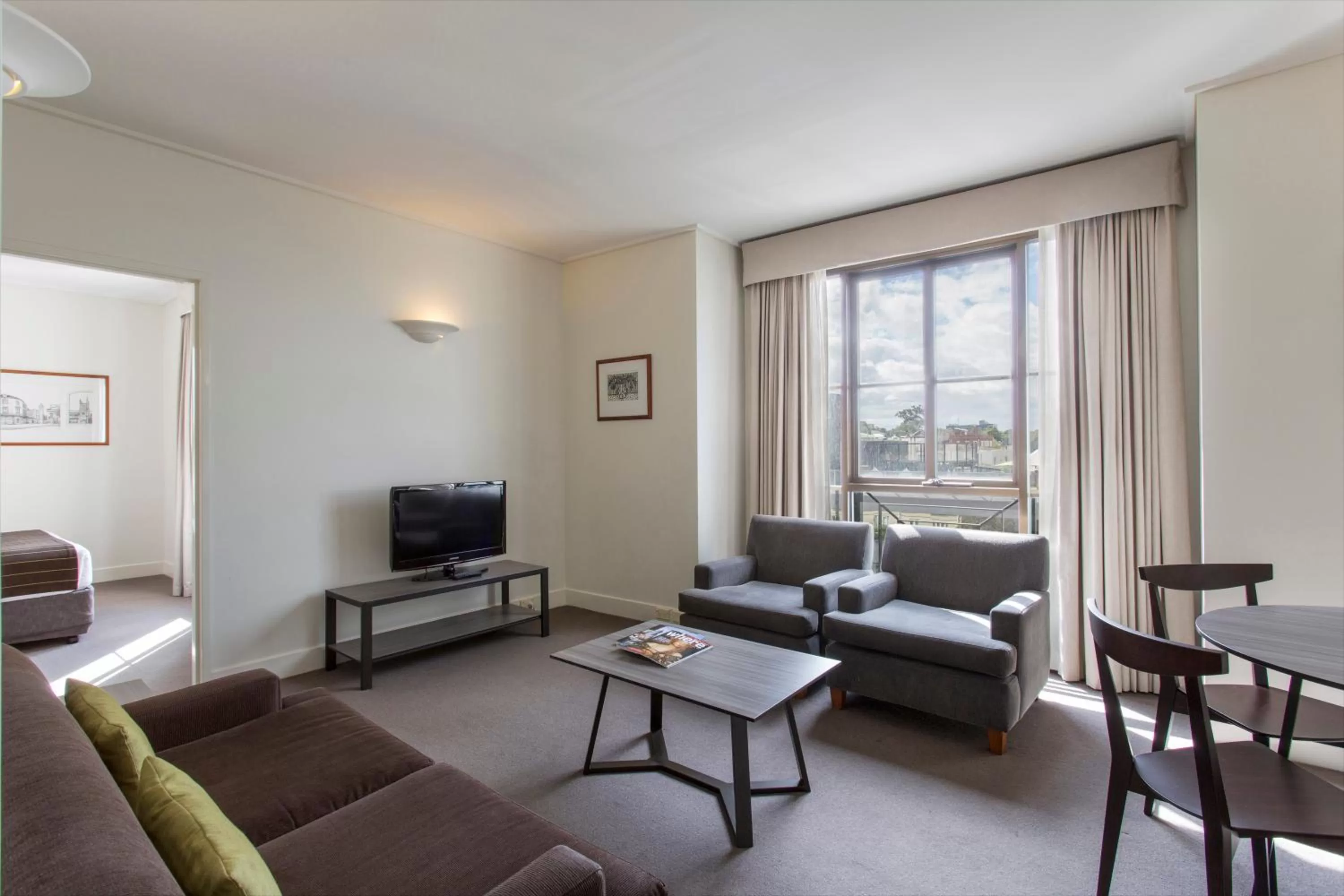 Two-Bedroom Family Apartment - Dual Key in Mantra on Jolimont Melbourne