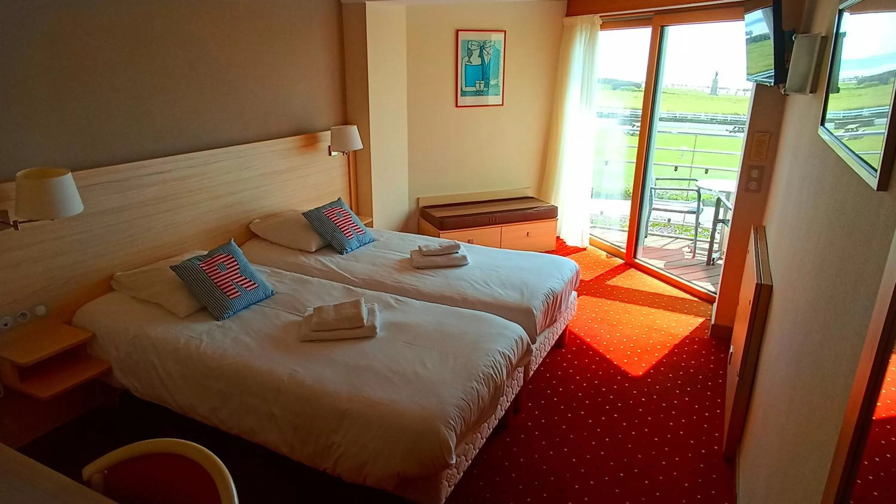 Superior Twin Room with Sea View in Breiz Armor