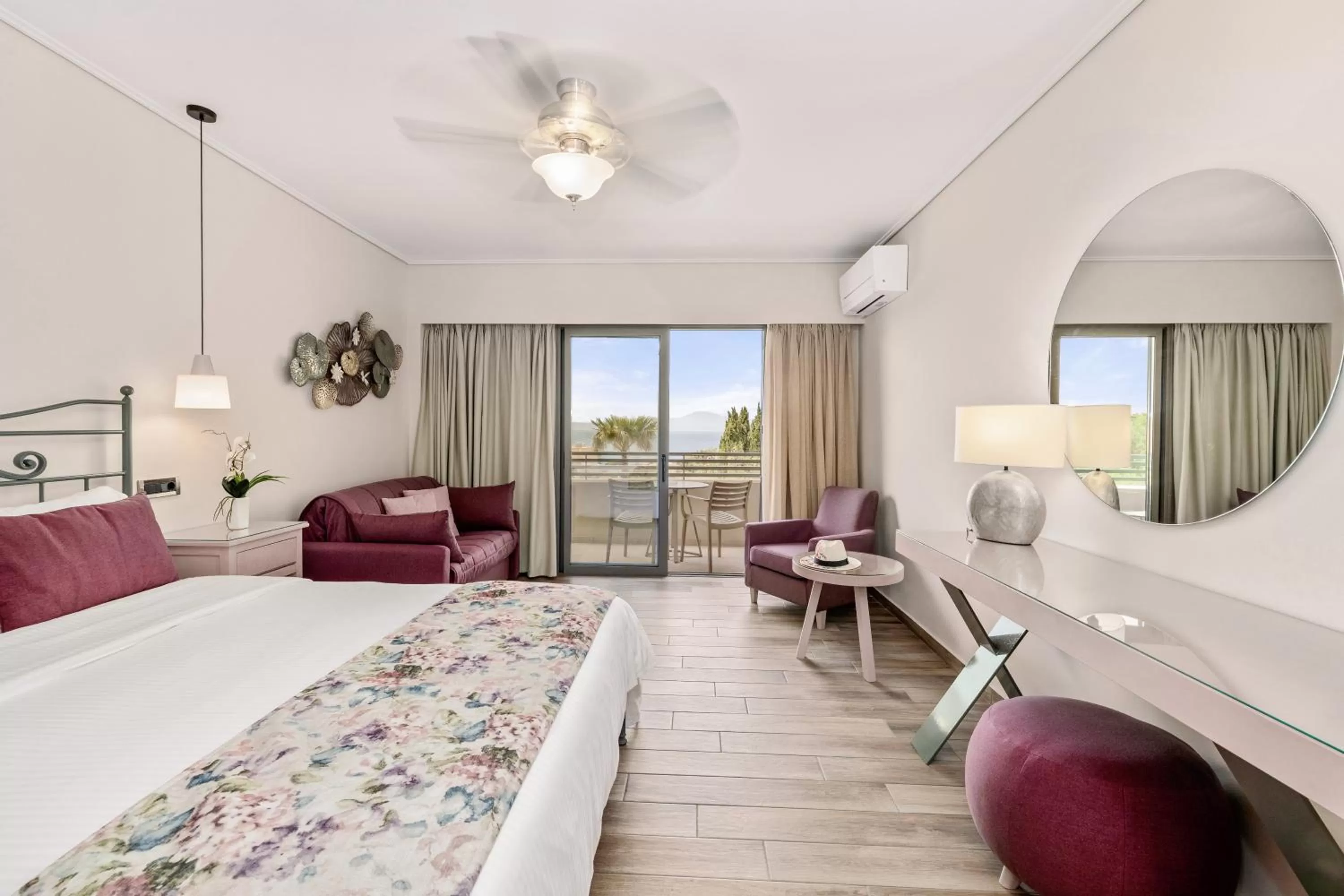 Superior Triple Bungalow with Sea View in Akti Taygetos - Conference Resort