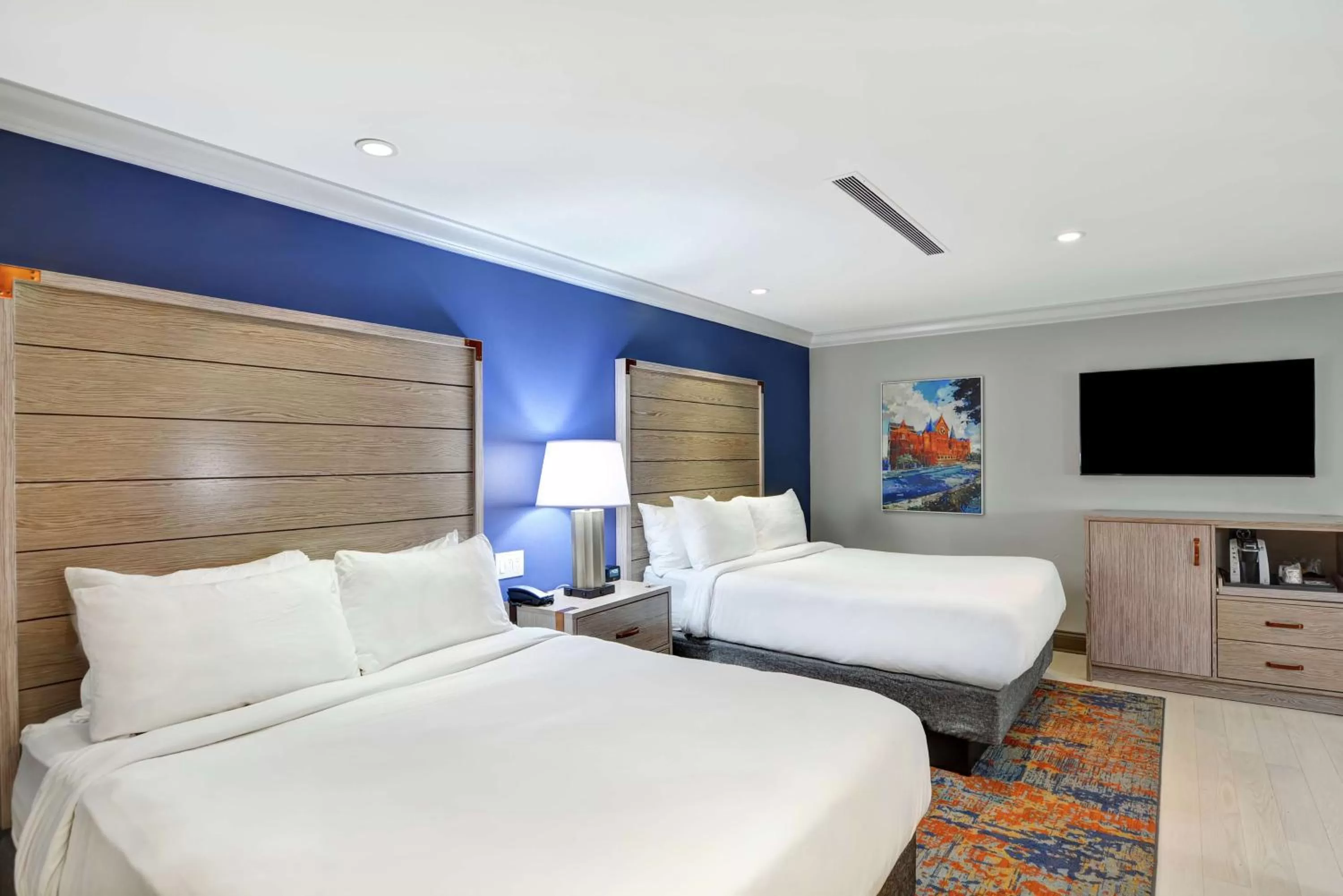 Premium Queen Room with Two Queen Beds in The Cincinnatian Curio Collection by Hilton