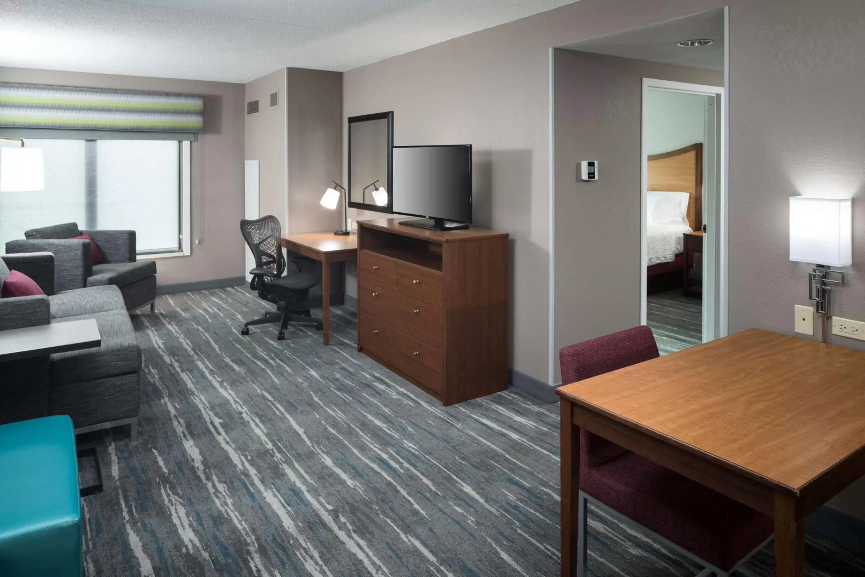 One-Bedroom King Suite with Kitchen - Non-Smoking  in Hampton Inn & Suites Chicago North Shore