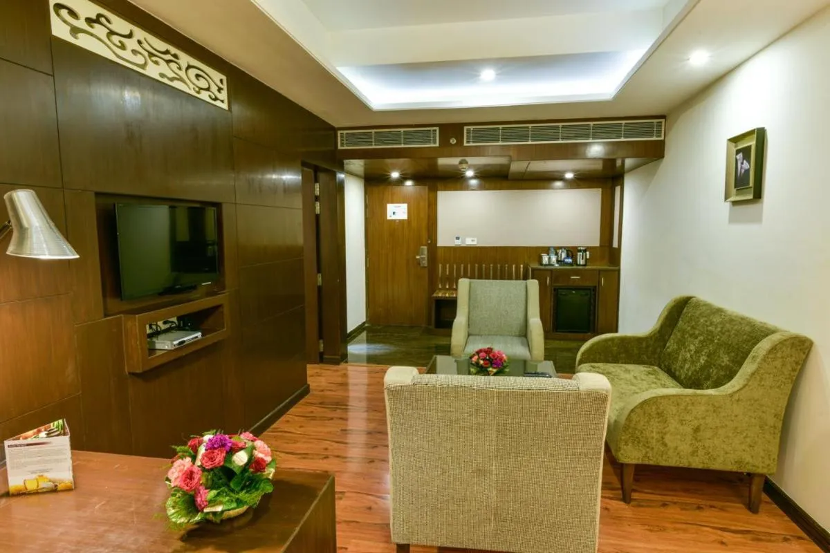 Living room in Renest Jaipur