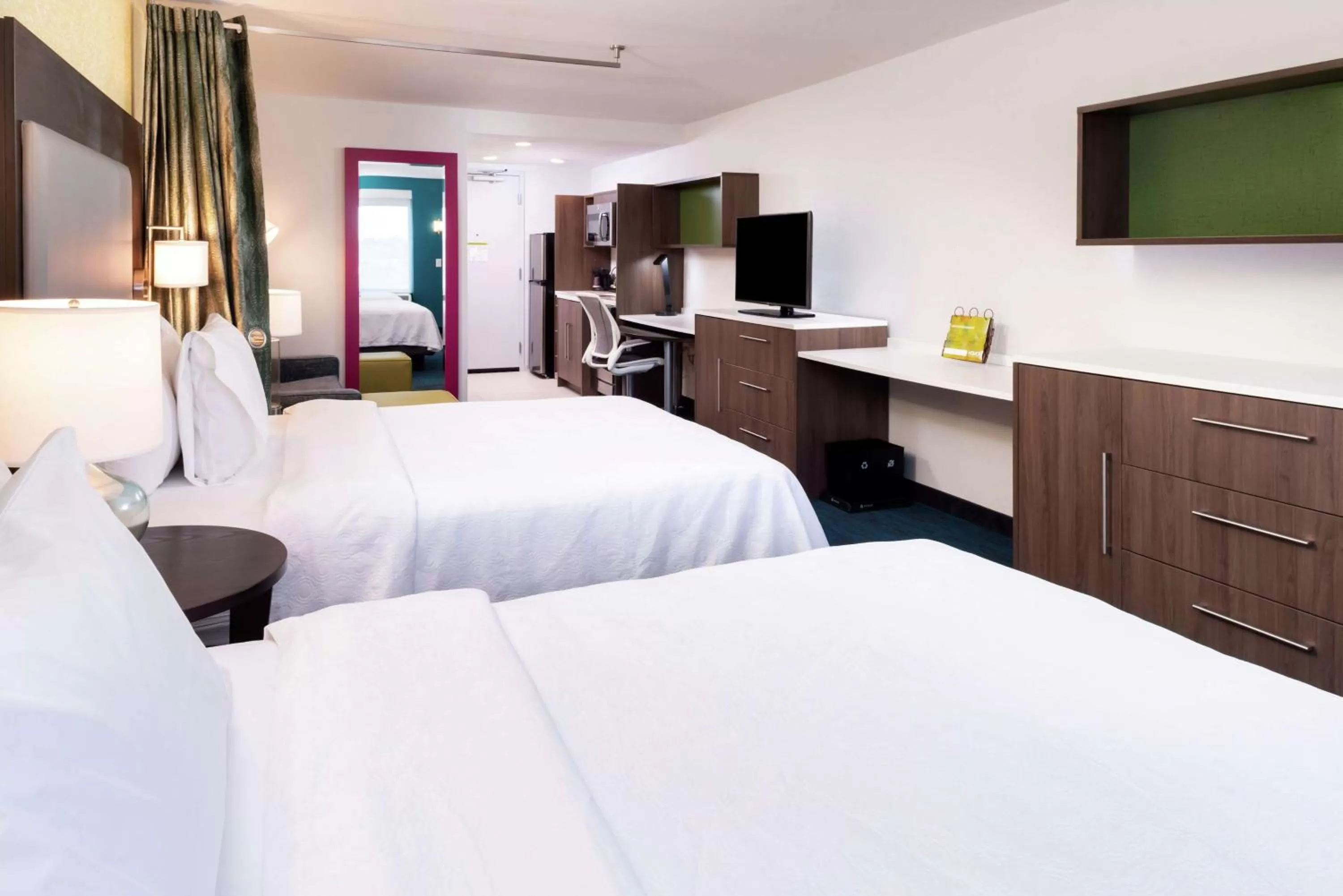 Studio Suite with Two Queen Beds - Hearing Access/Non-Smoking in Home2 Suites by Hilton Columbia Downtown