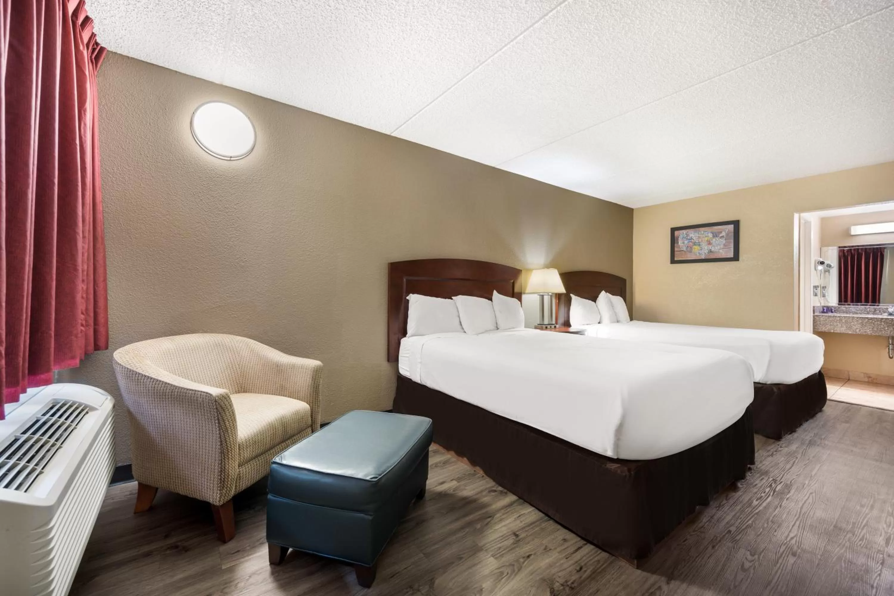 Queen Room with Two Queen Beds - Non-Smoking in Knights Inn College Station