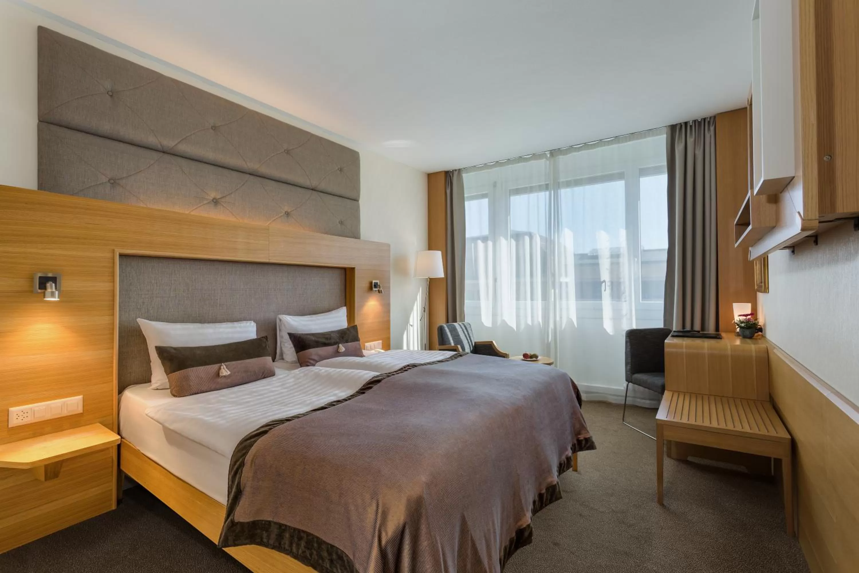 Double Room in Continental Hotel Lausanne