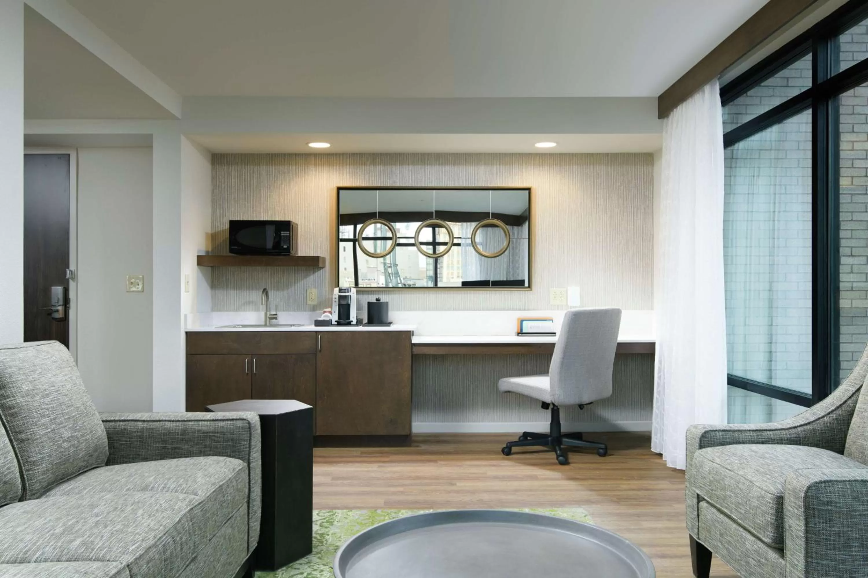 One-Bedroom King Suite with Sofa Bed - Non-Smoking in Hilton Garden Inn Memphis Downtown Beale Street