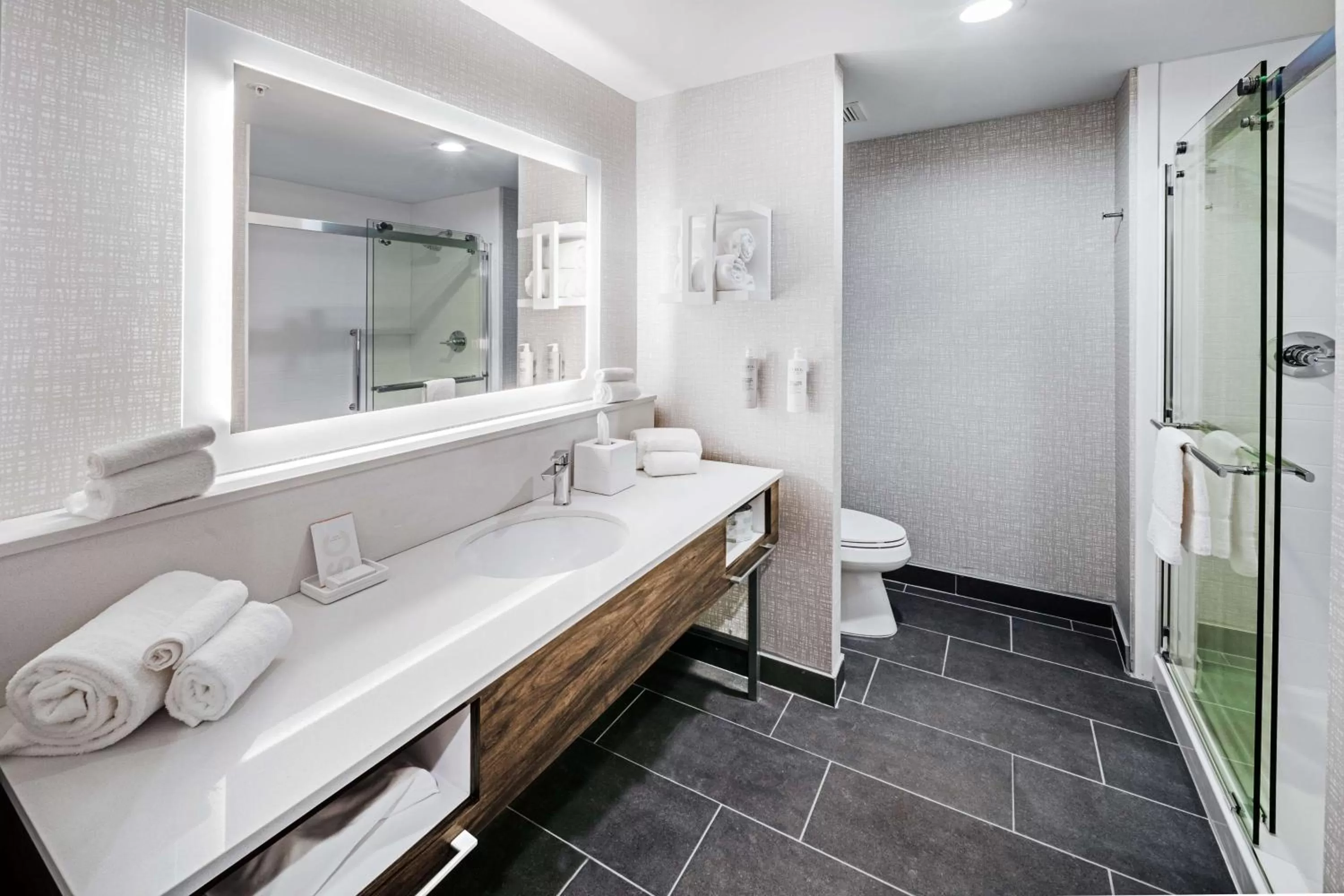 King Room with Microwave and Fridge in Hampton Inn & Suites Canyon, Tx