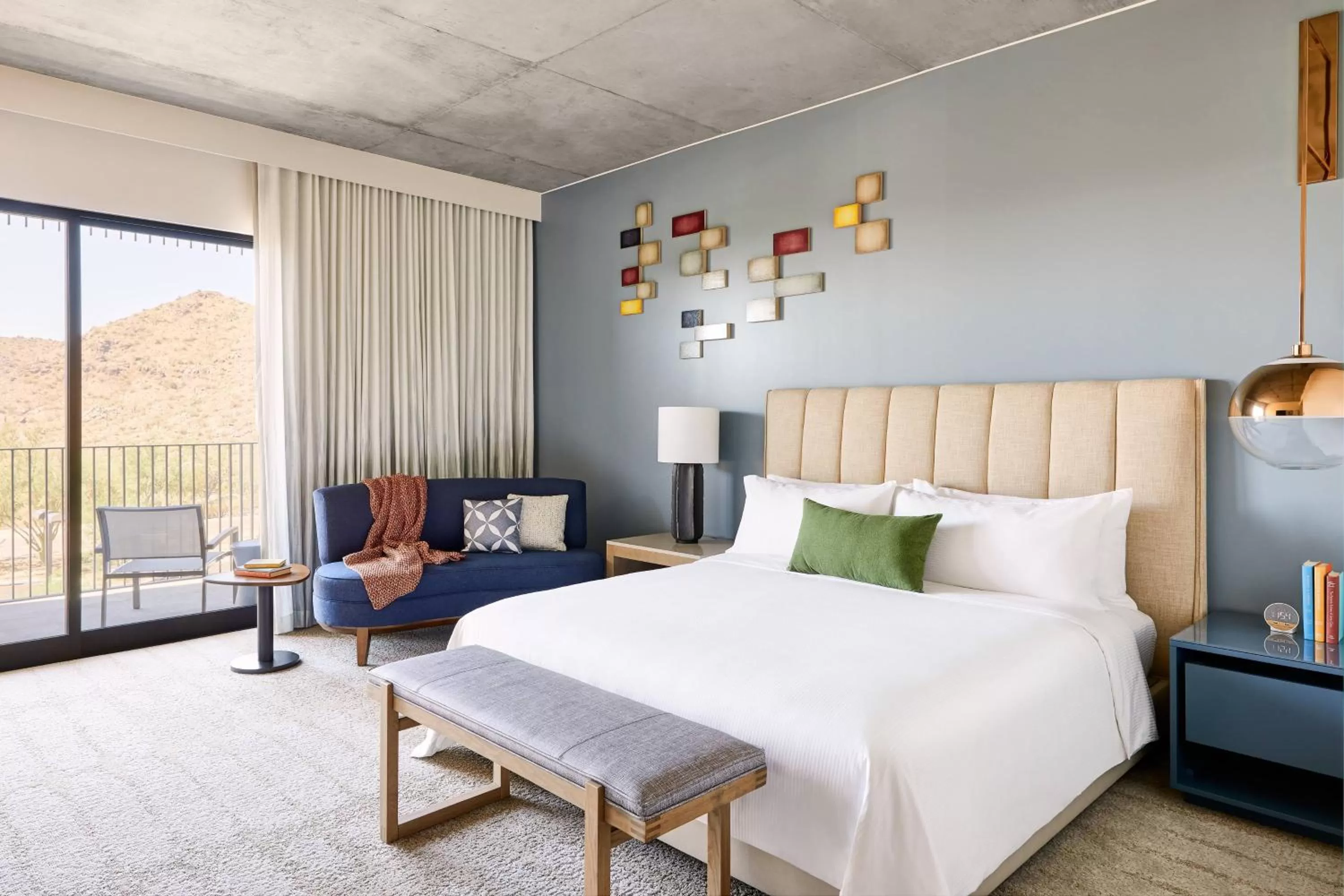 King Room with Mountain/Sunset View - Hearing Accessible in ADERO Scottsdale Resort, Autograph Collection