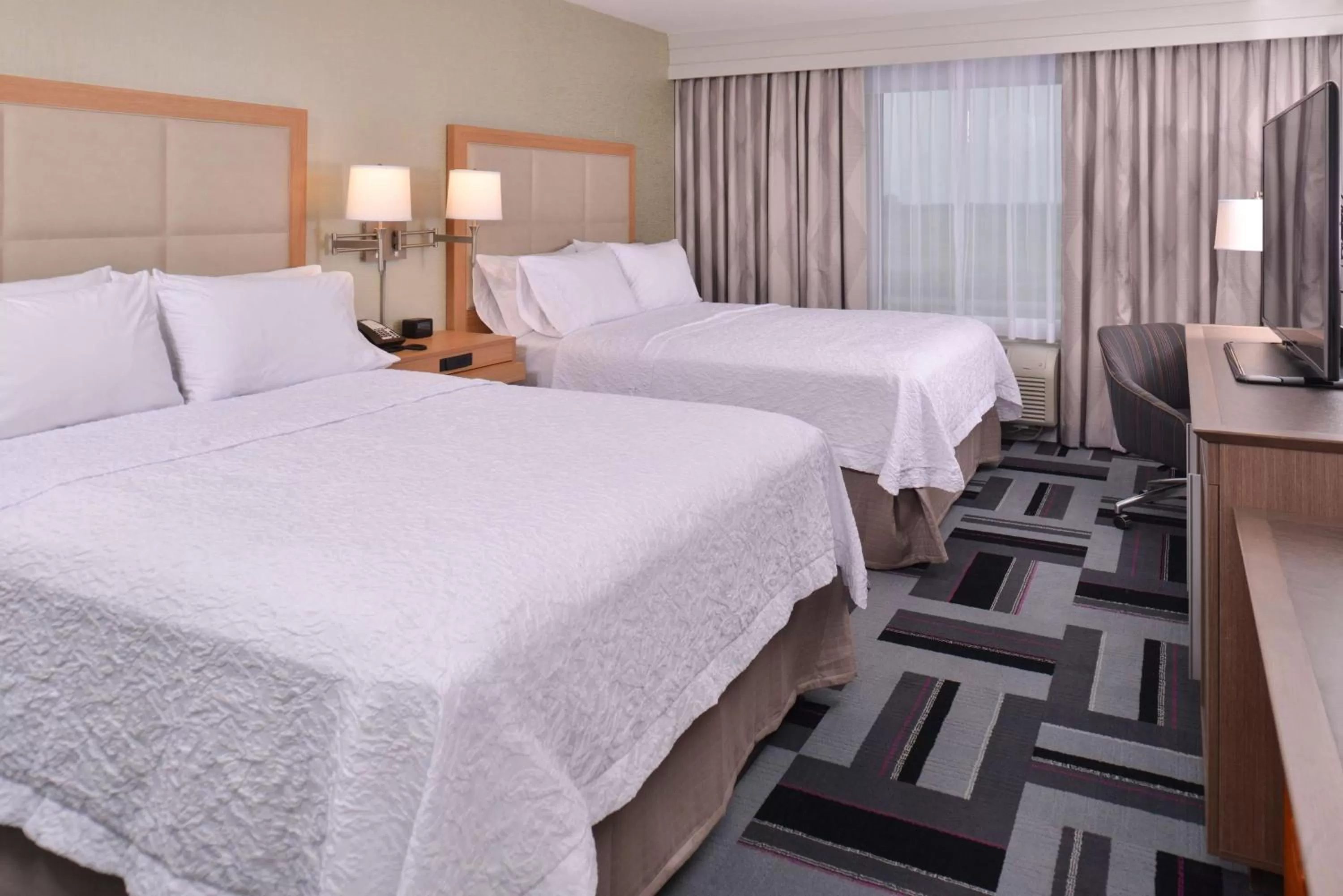 Queen Room with Two Queen Beds (4 Adults) in Hampton Inn and Suites Ames, IA