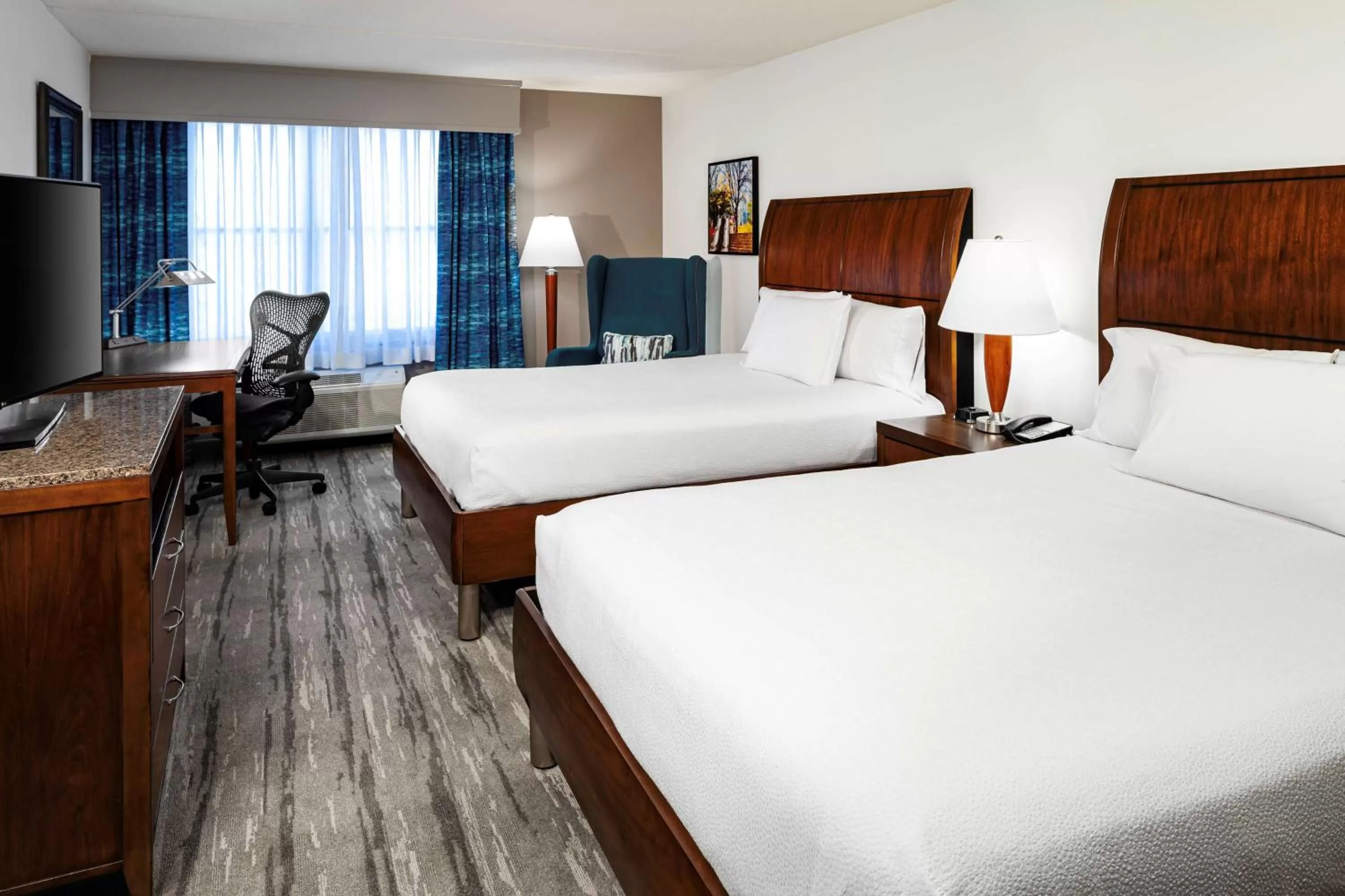 Queen Room with Two Queen Beds in Hilton Garden Inn Omaha Downtown-Old Market Area
