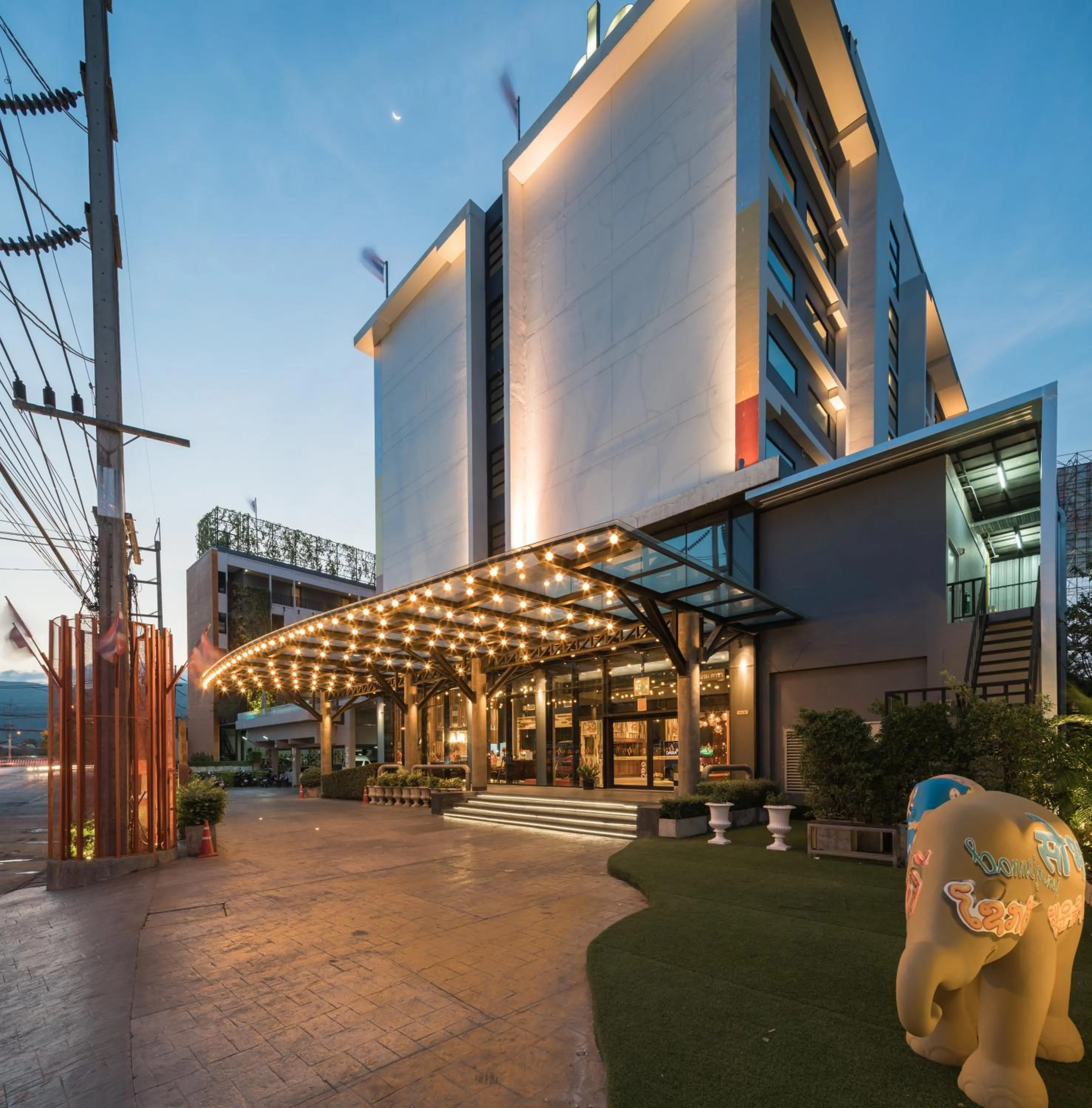 Facade/entrance in DARA Hotel