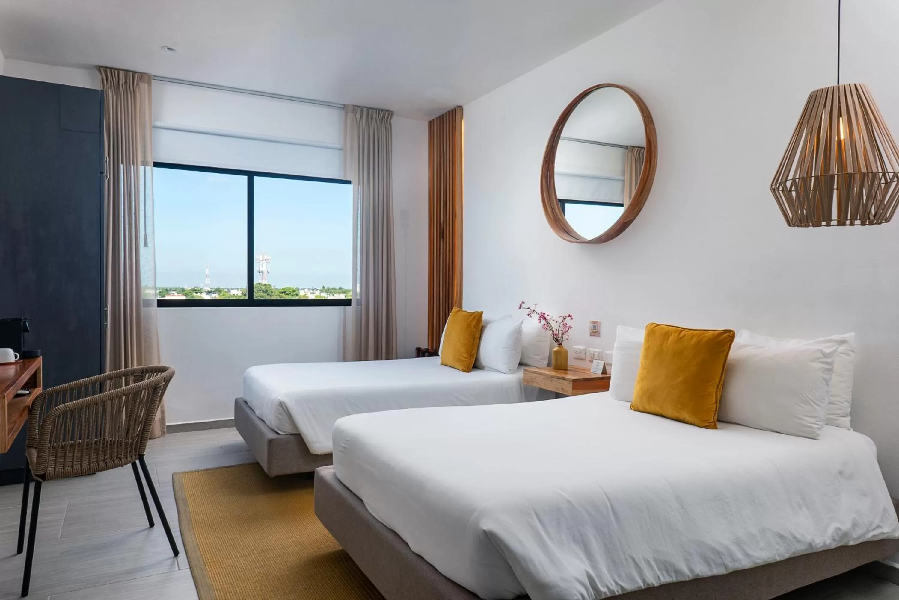 Superior Double Room with Two Double Beds in Balkon Boutique Hotel