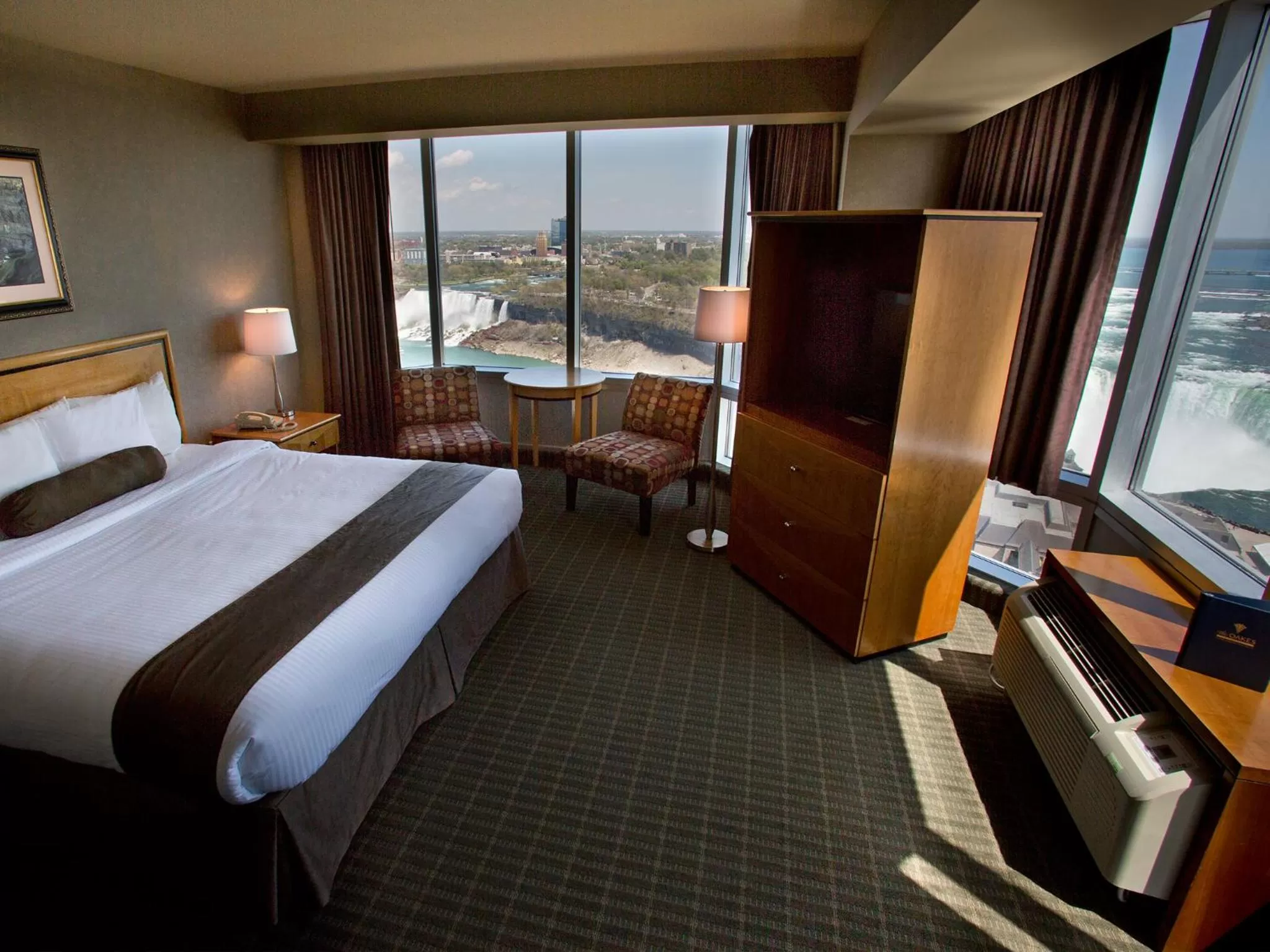 Tower Room Premium Falls View King Jacuzzi  in The Oakes Hotel Overlooking the Falls