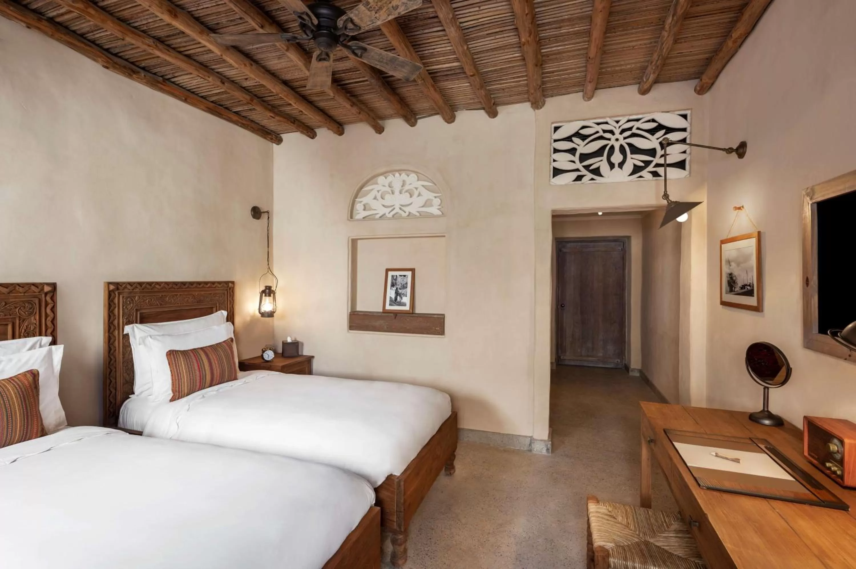 Twin Heritage Room with Balcony and Souq View in Al Seef Heritage Hotel Dubai, Curio Collection by Hilton