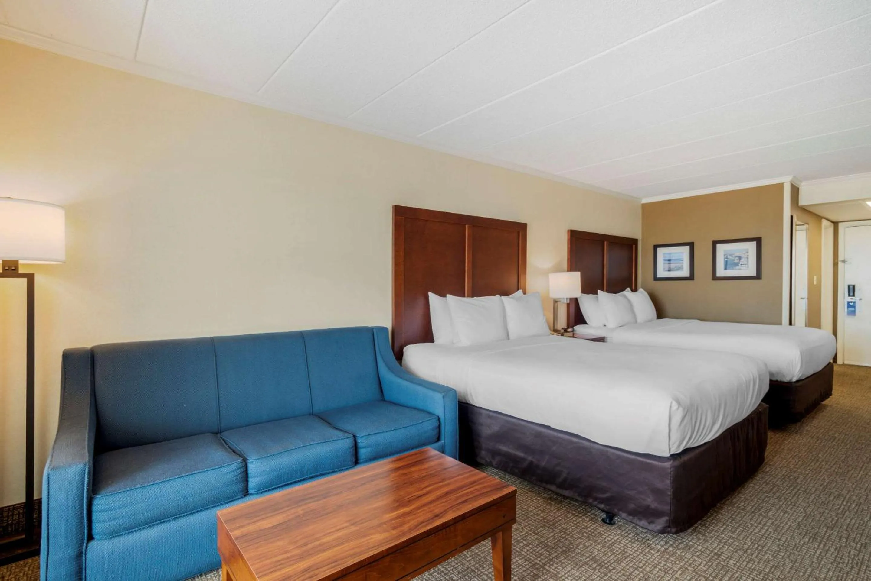 Two Queen Beds with Ocean View in Comfort Inn Ocean City Boardwalk