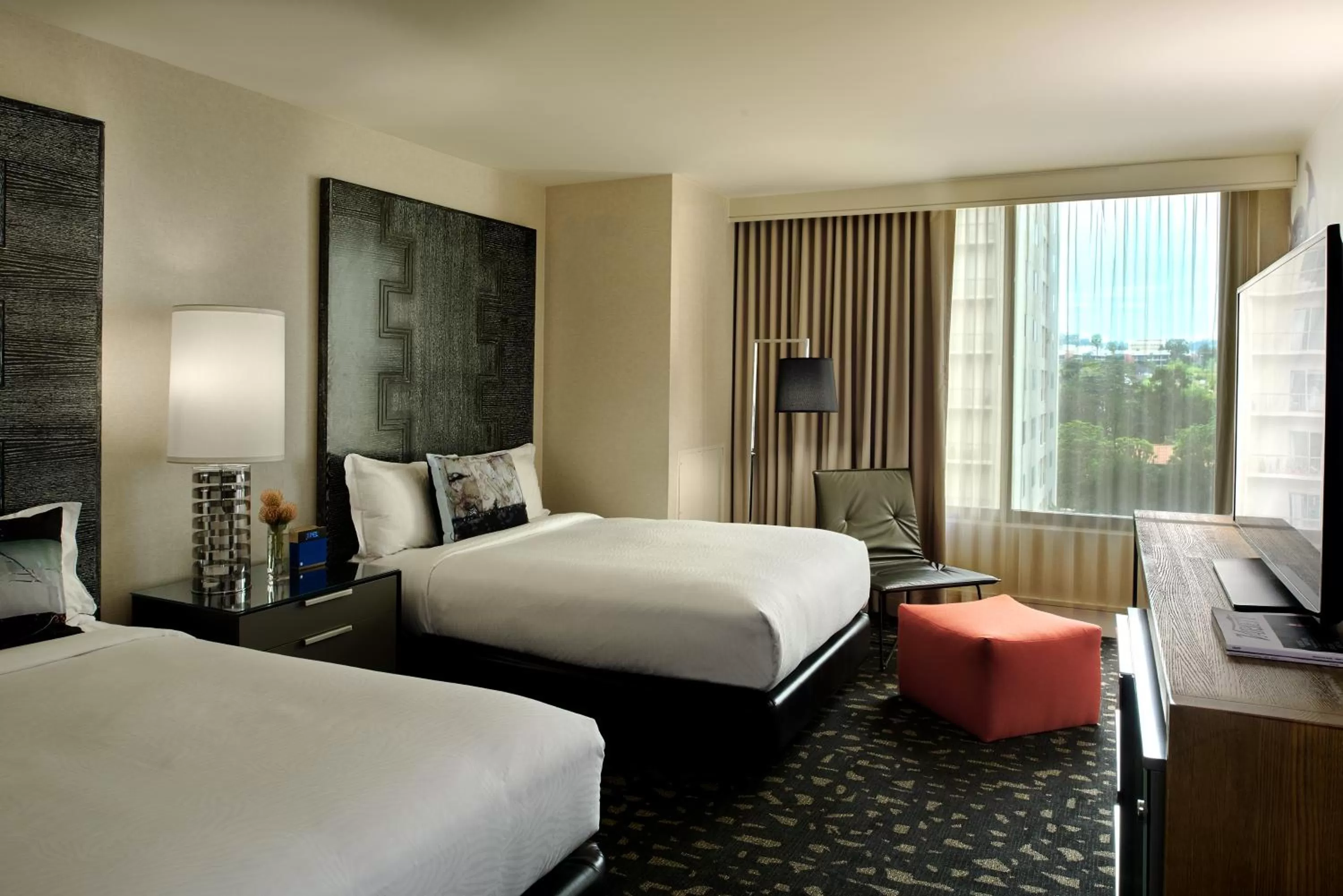 Essential Double Room with Two Double Beds and Beverly Hills View in Kimpton Hotel Palomar Los Angeles Beverly Hills by IHG